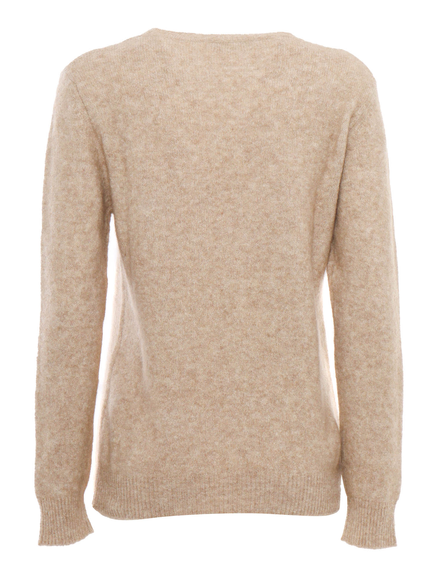 Shop Kangra Regular Fit Crewneck Sweater In Brown