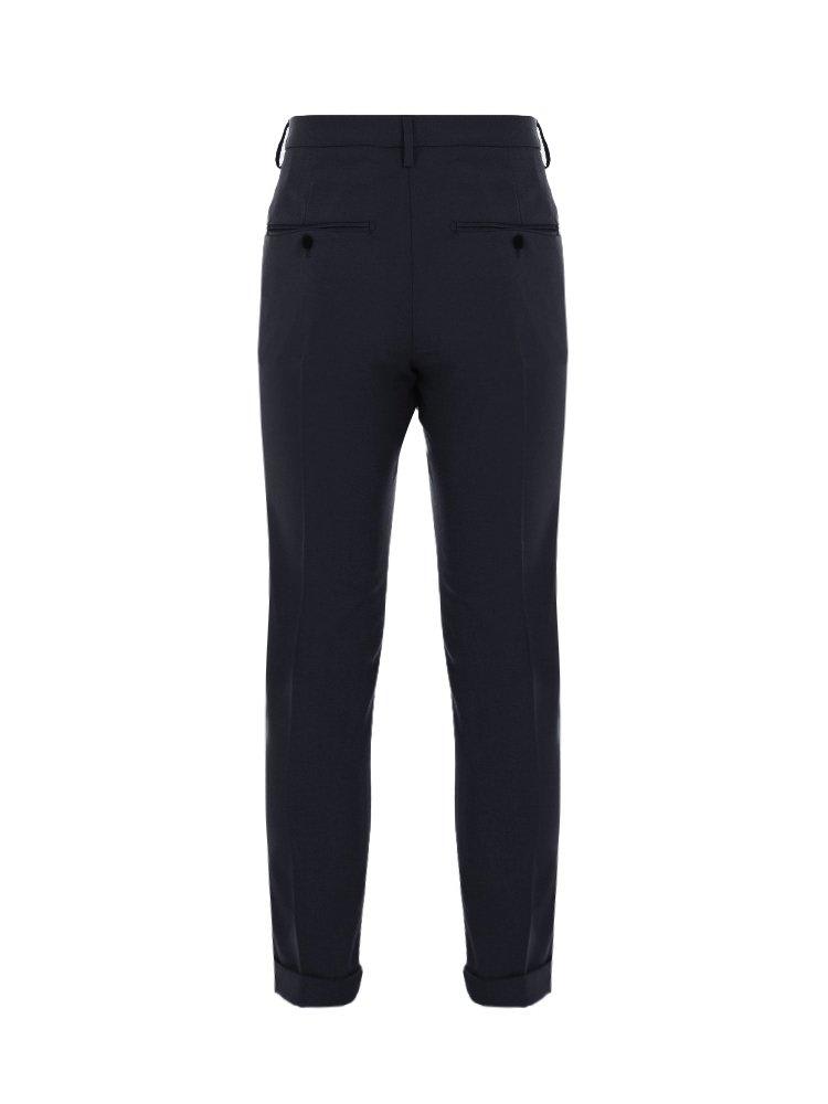 Shop Dondup Mid-rise Slim Cut Pants In Black