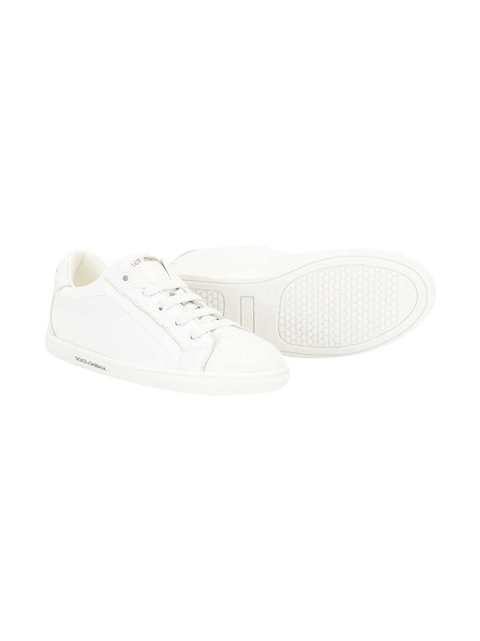 Shop Dolce & Gabbana White Sneakers In Bianco