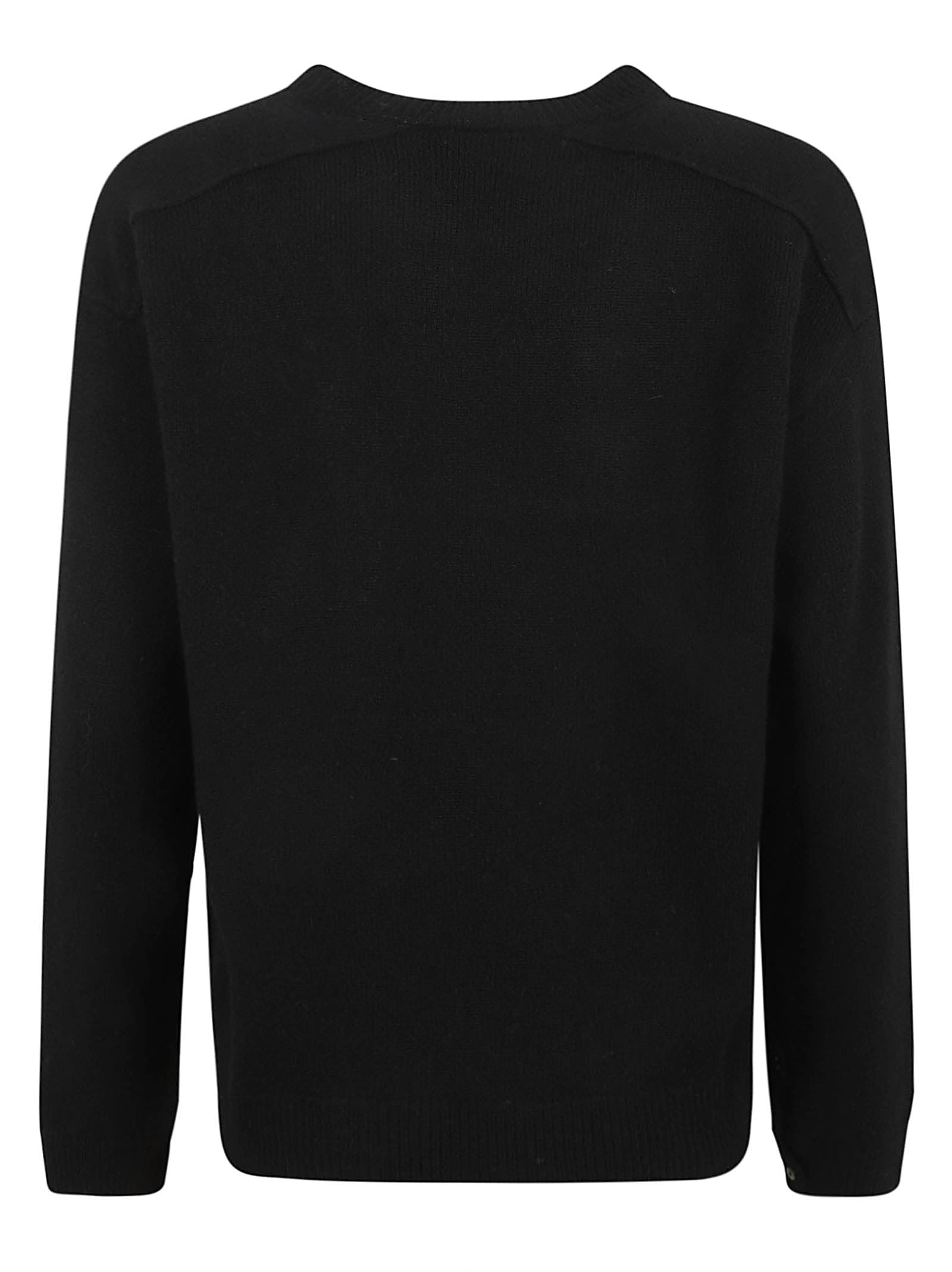 Shop Federica Tosi Round Neck Jumper In Black