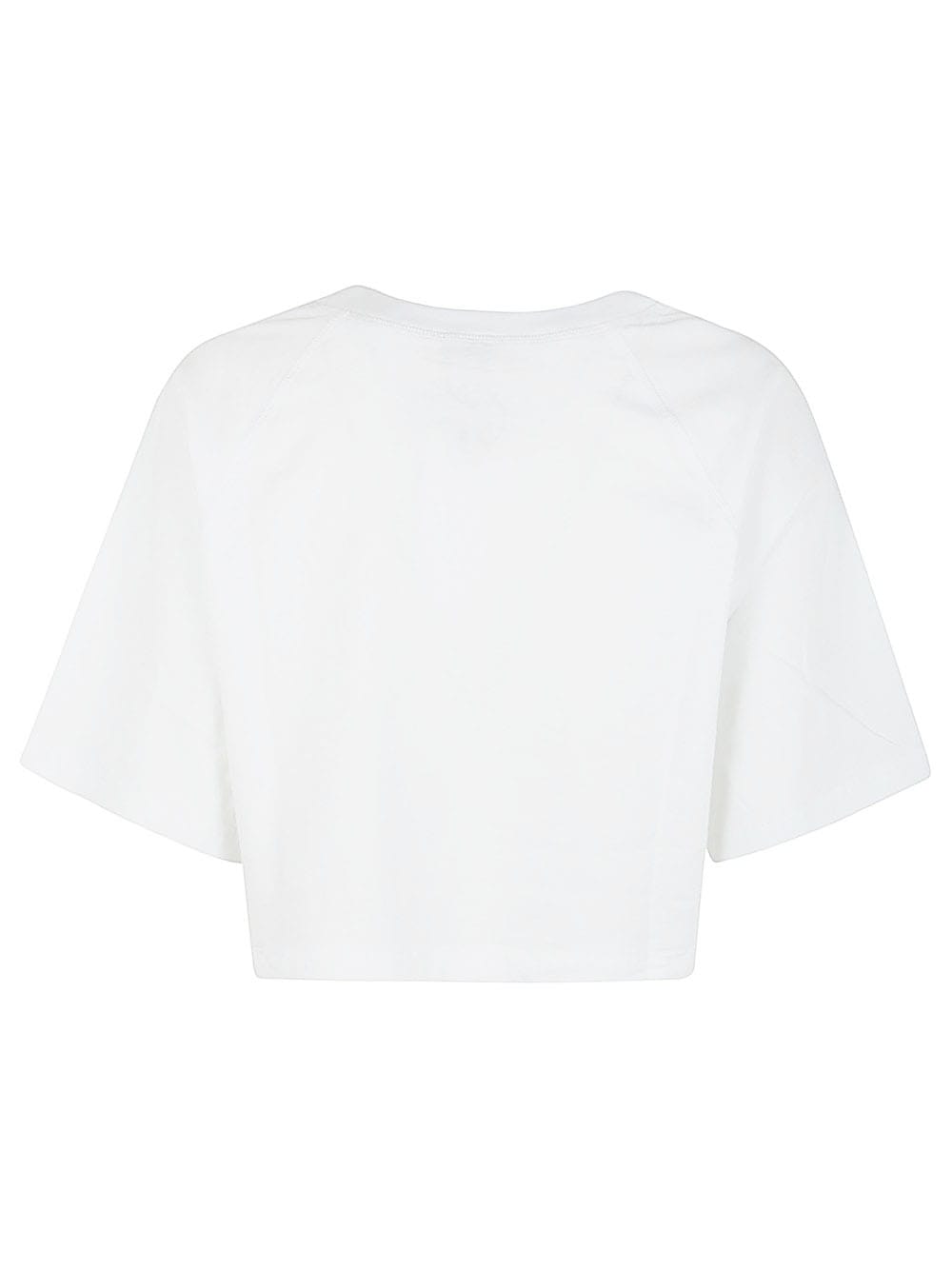 Shop Kenzo Boke 2.0 Cropped Boxy T-shirt In Blanc