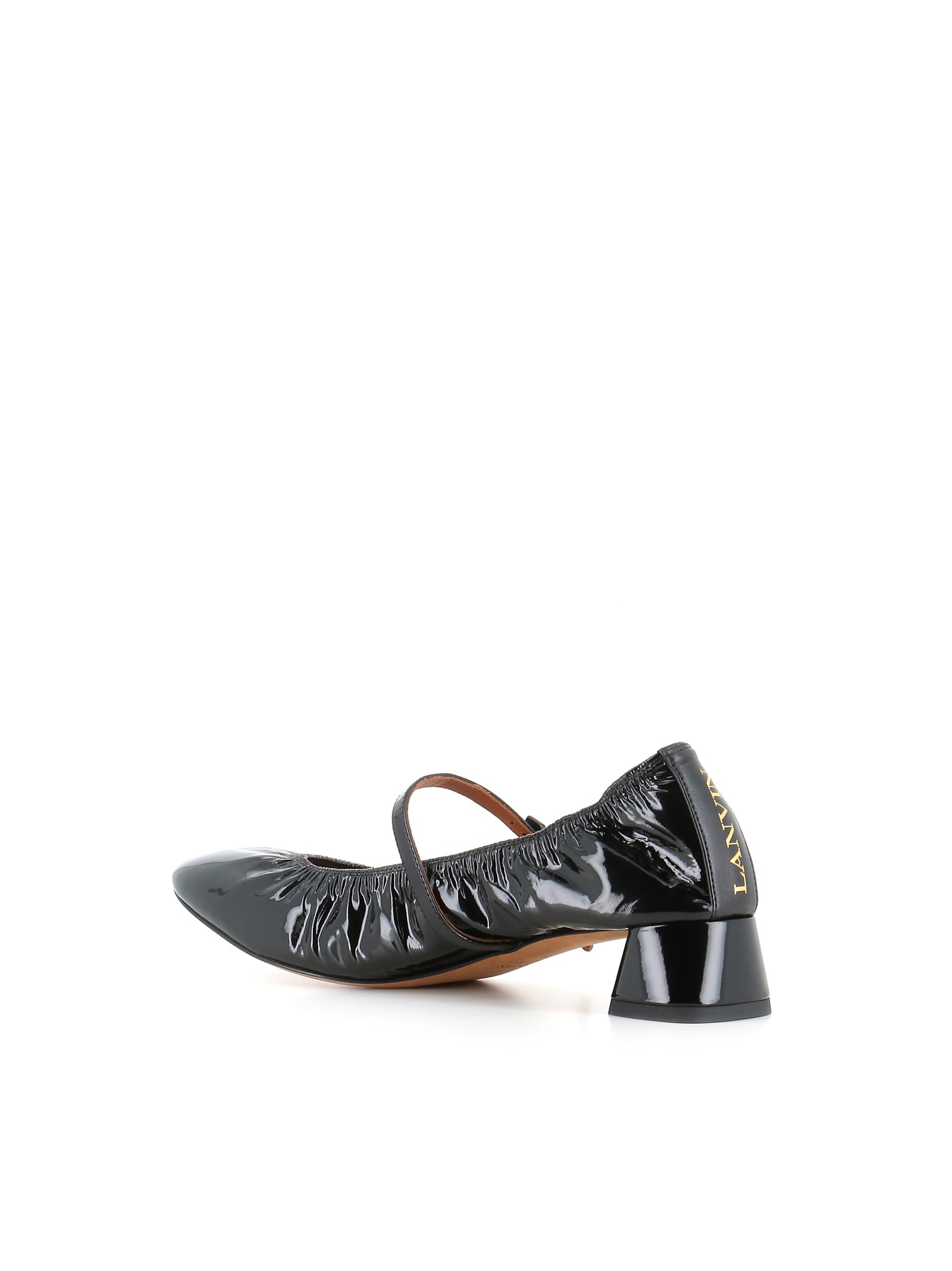 Shop Lanvin Ballerina In Black