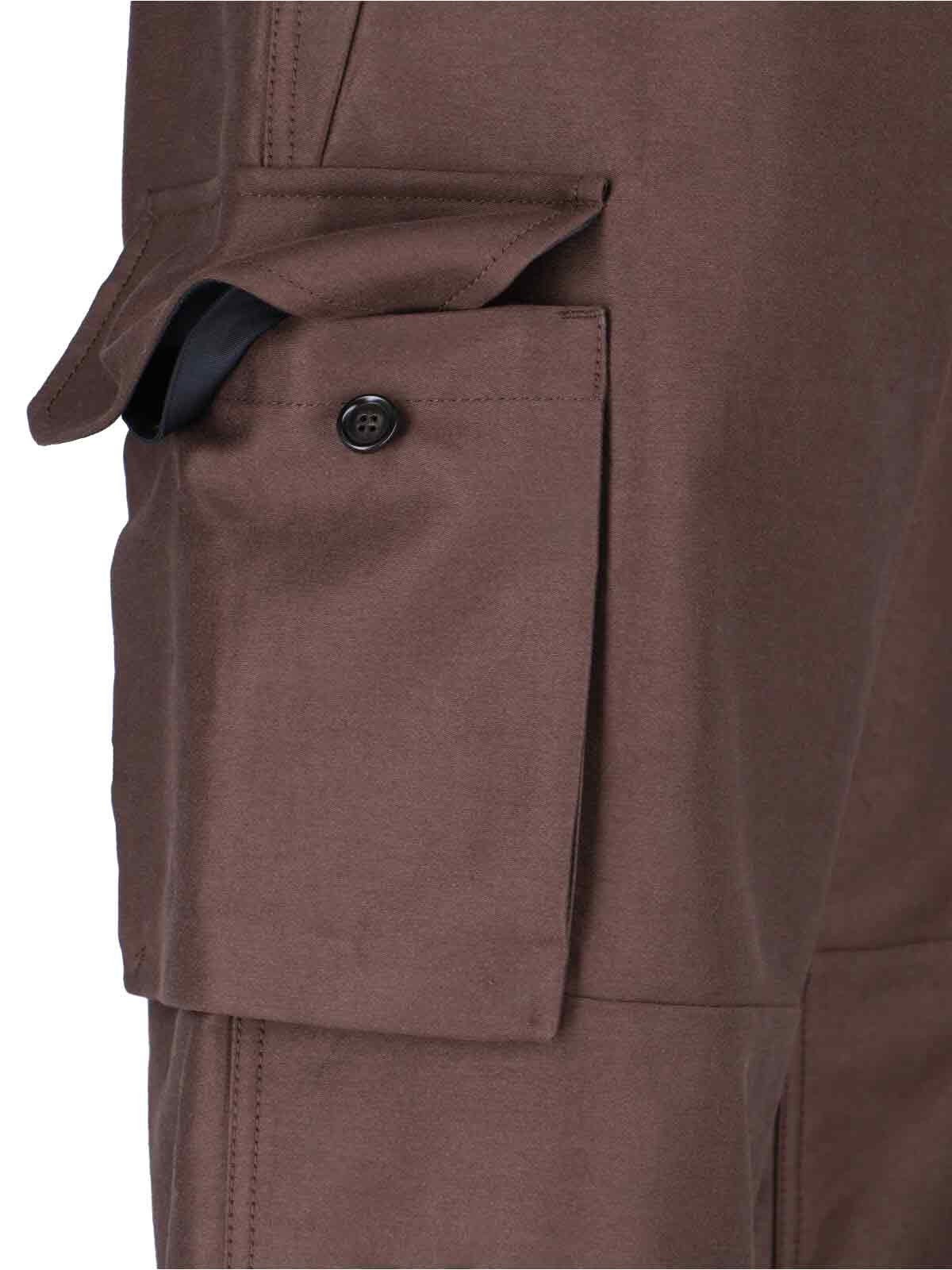 Shop Marni Cargo Pants In Brown