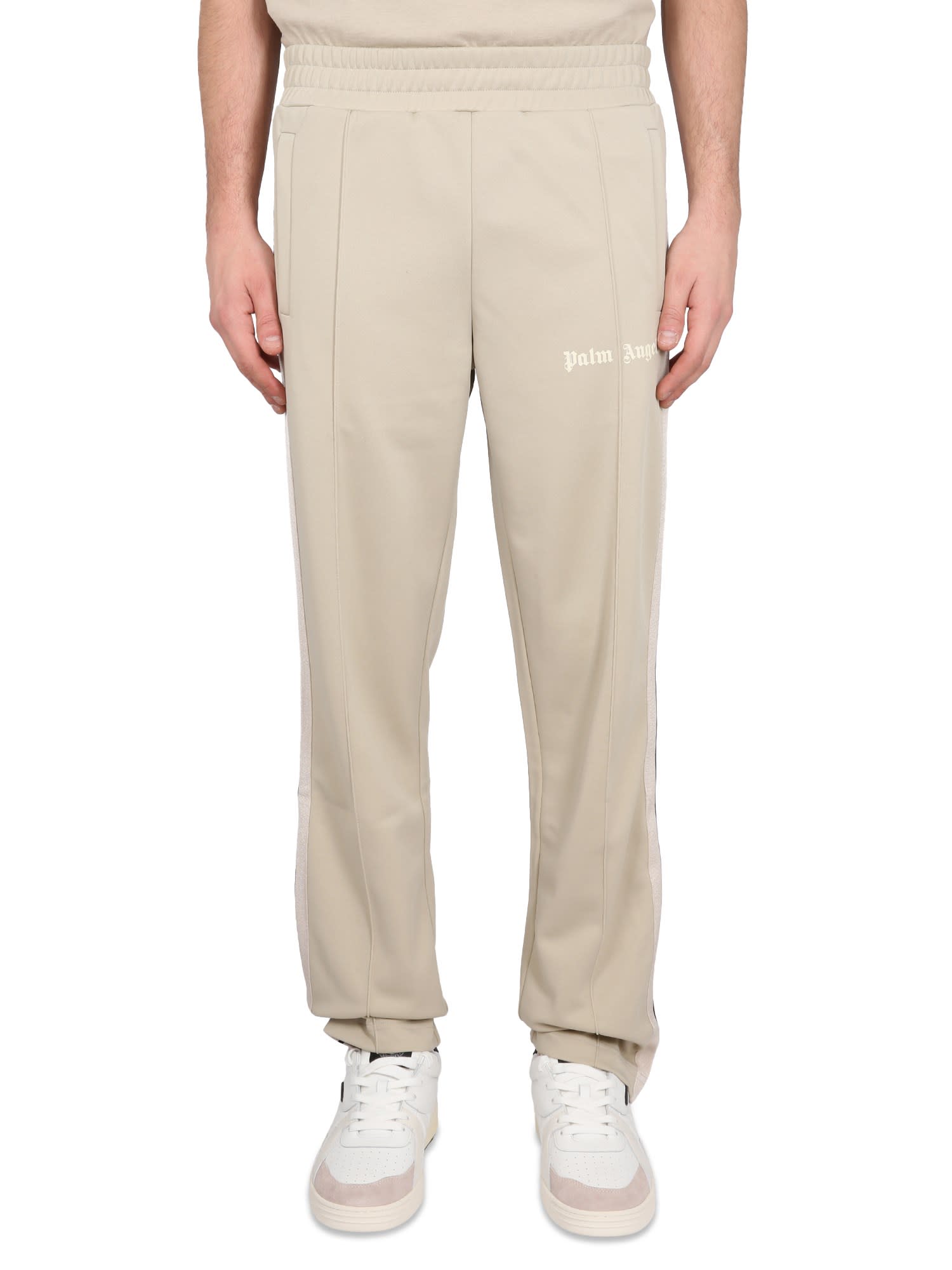 Palm Angels Jogging Pants With Lettering Logo