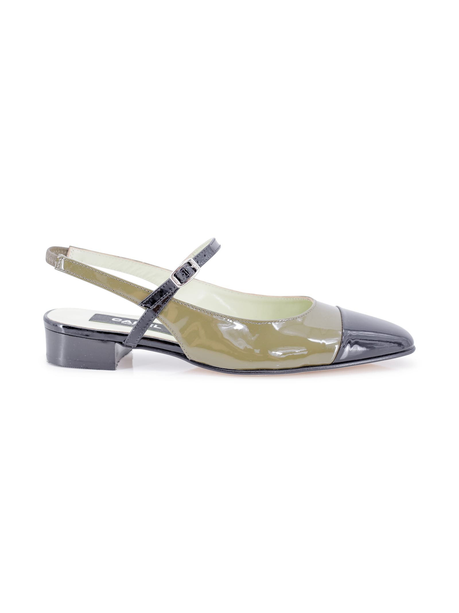 Shop Carel 30mm Oceano Ballet Shoes In Green