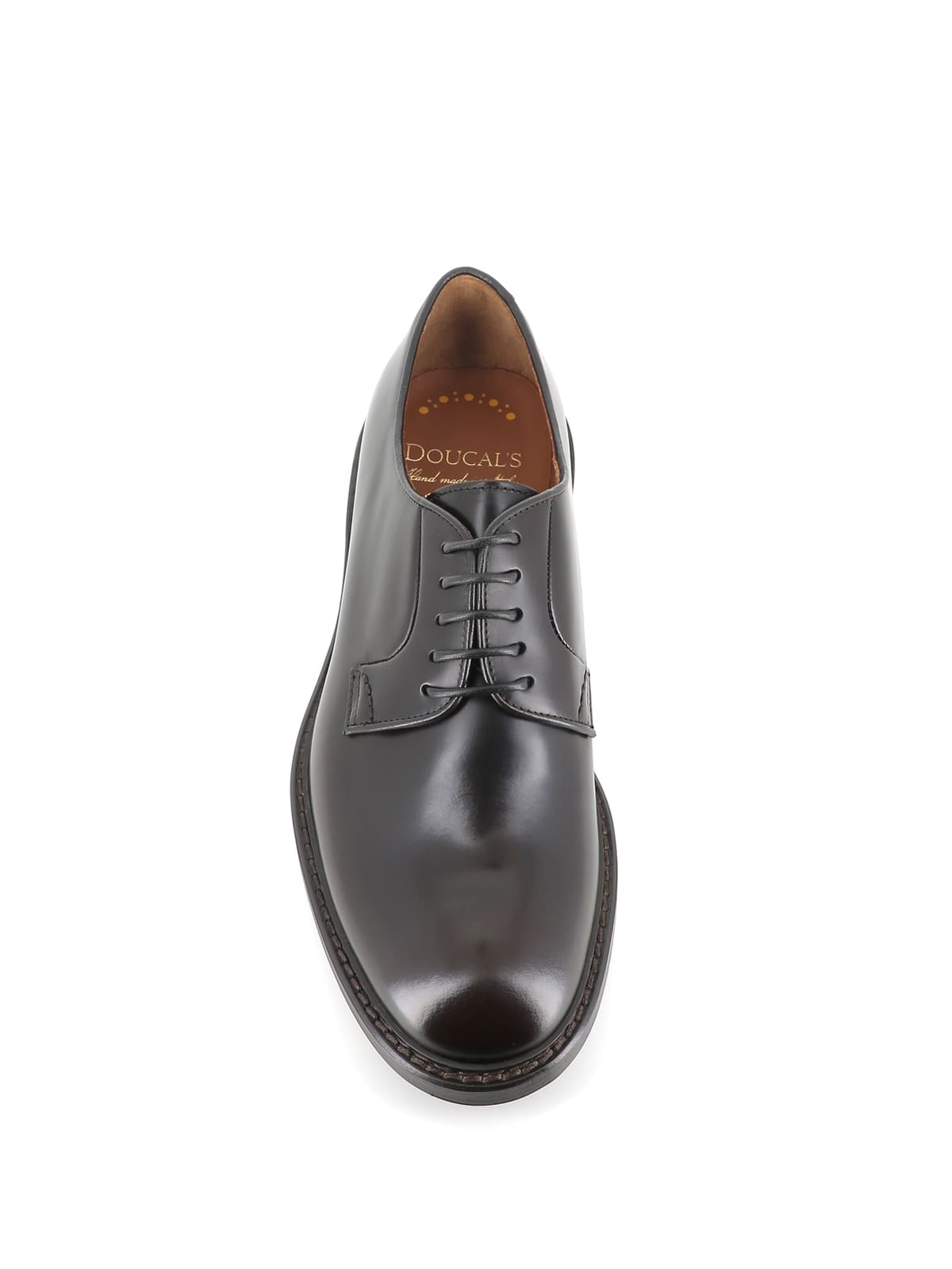 Shop Doucal's Derby In Brown