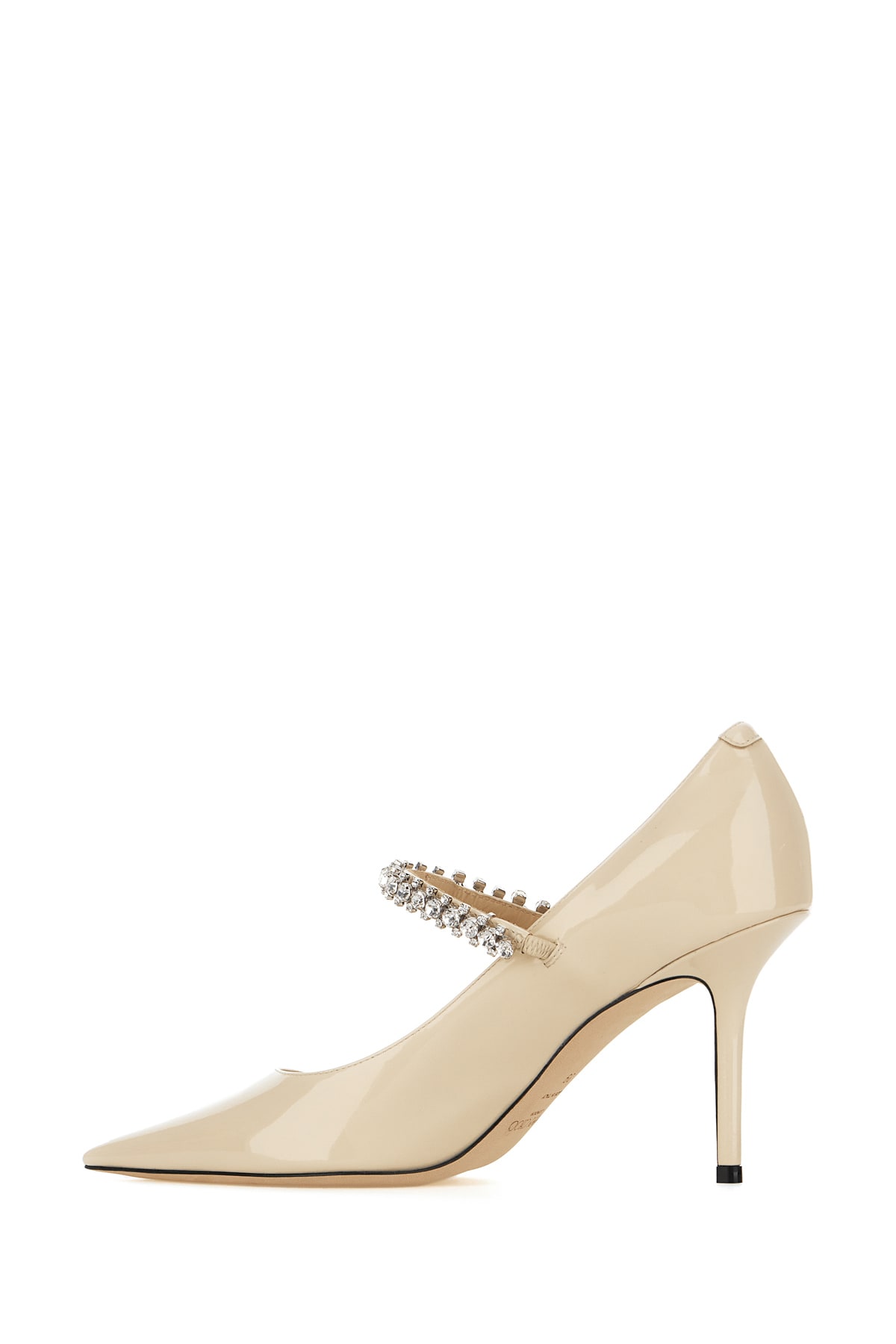 Shop Jimmy Choo Sand Leather Bing Pump 85 Pumps In Linen