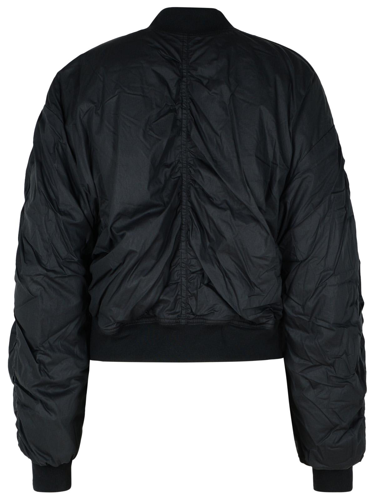 Shop Marant Etoile Bessime Black Cotton Blend Bomber Jacket