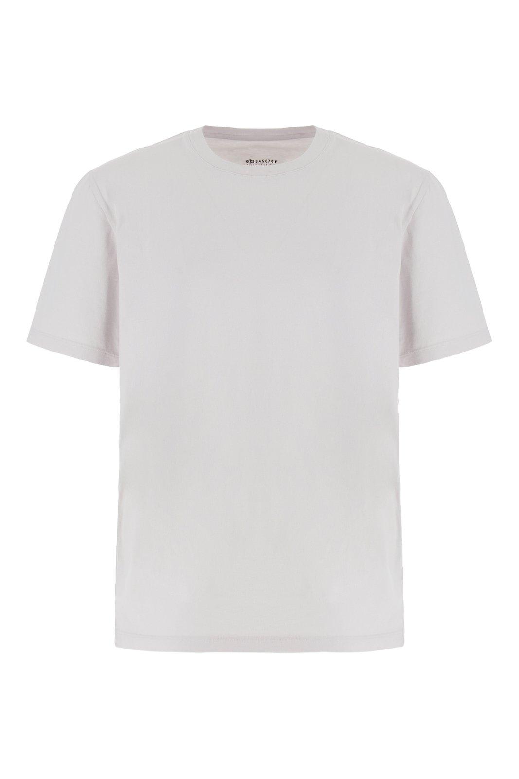 Shop Maison Margiela Short-sleeved Crewneck T-shirt In Grey