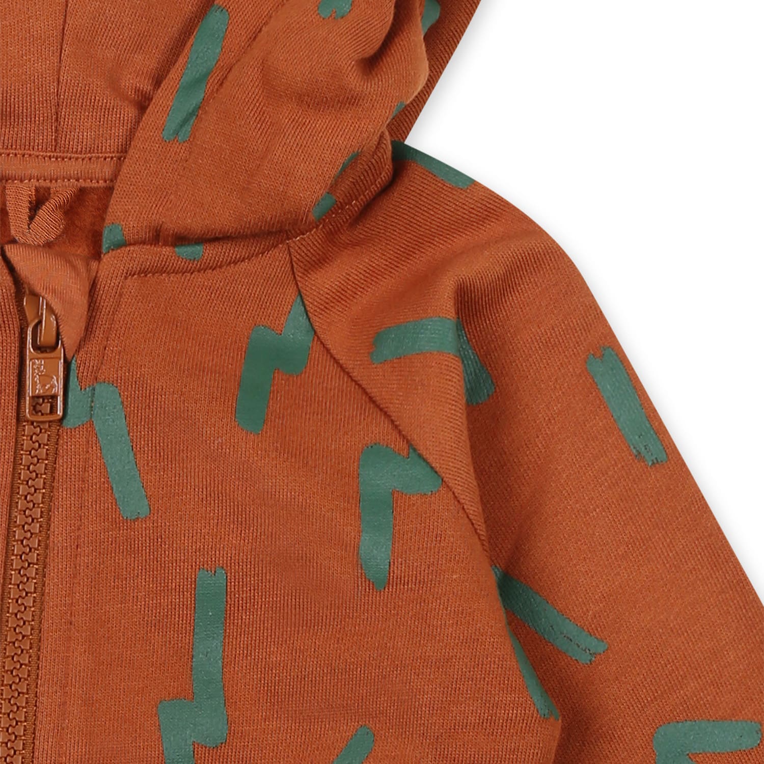 Stella Mccartney Brown Sweatshirt For Baby Boy In Brown