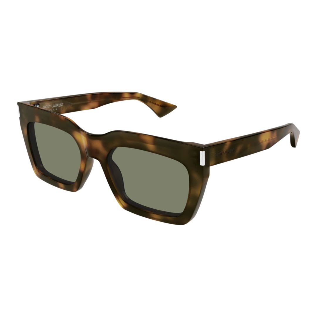 Saint Laurent Sl 810003 Havana Havana Green In Brown
