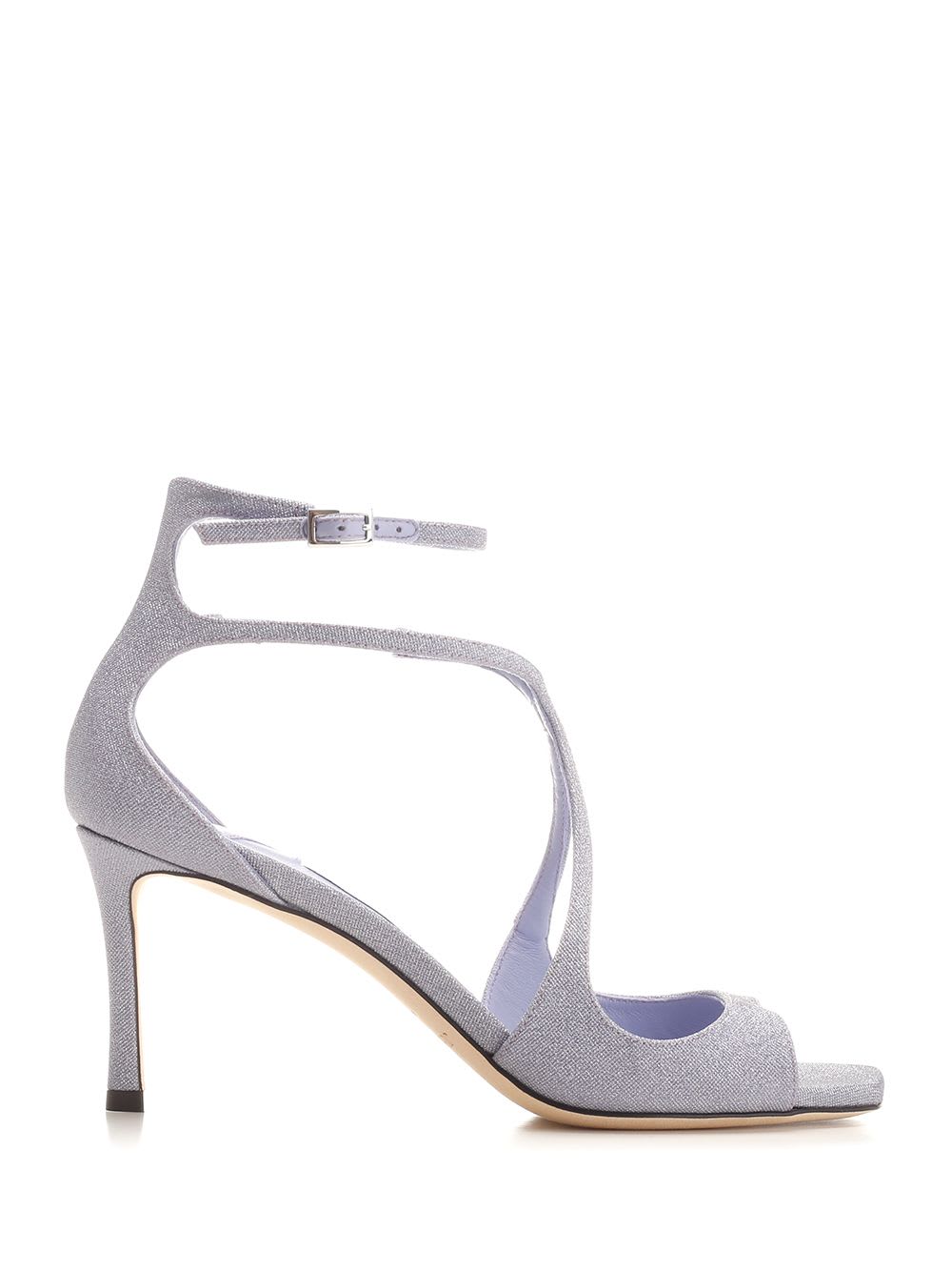 Shop Jimmy Choo Azia 75 Sandals In Violet