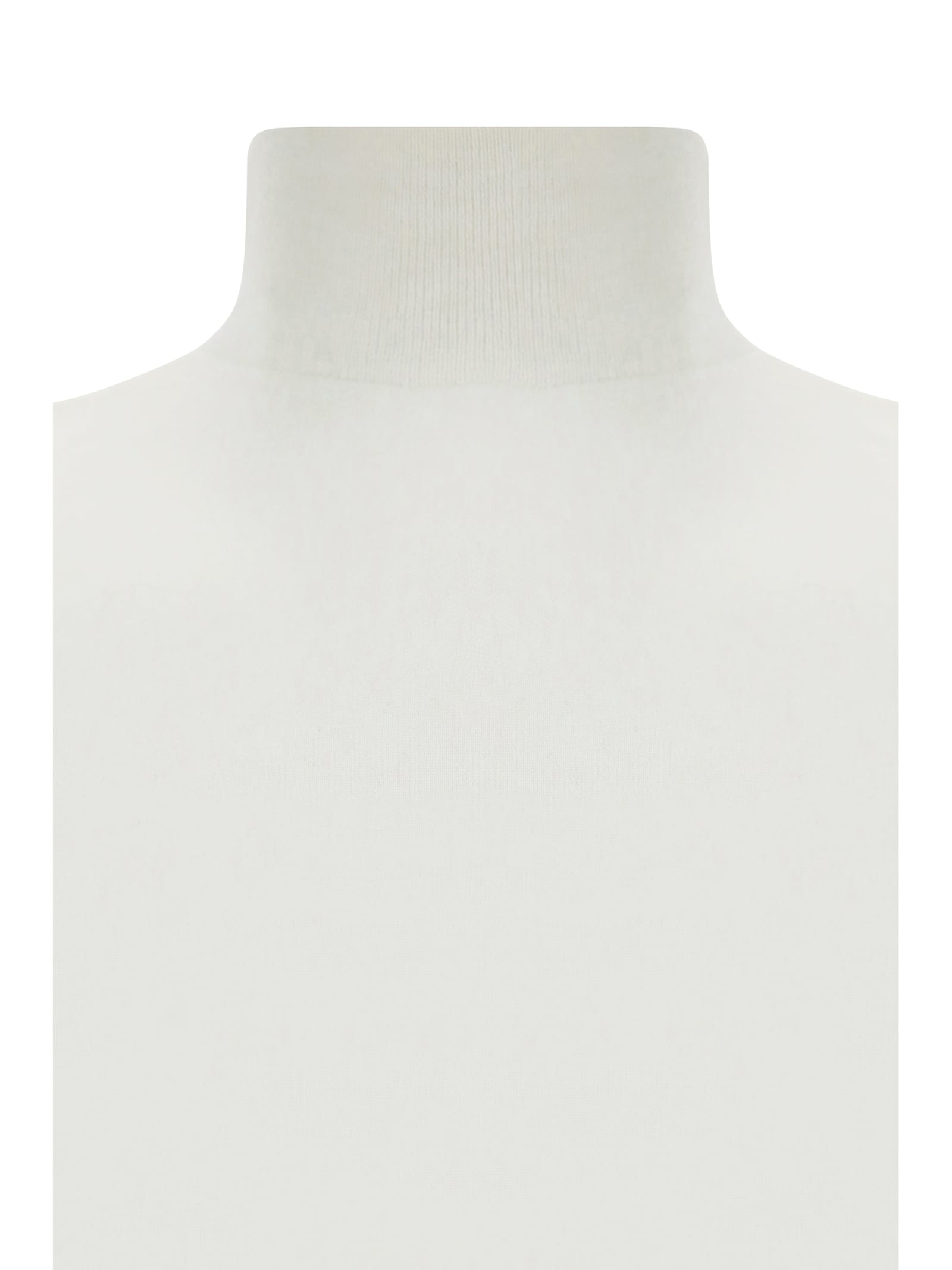 Shop Alaïa Bodysuit In Blanc Naturel