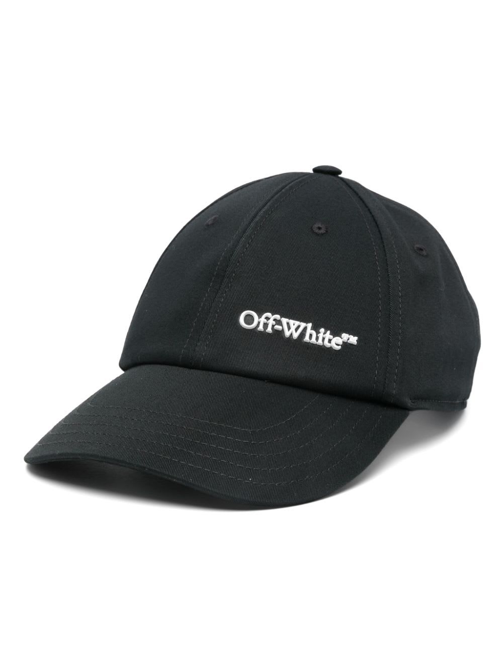 Shop Off-white 3d Logo Bksh Baseball Cap In Black White