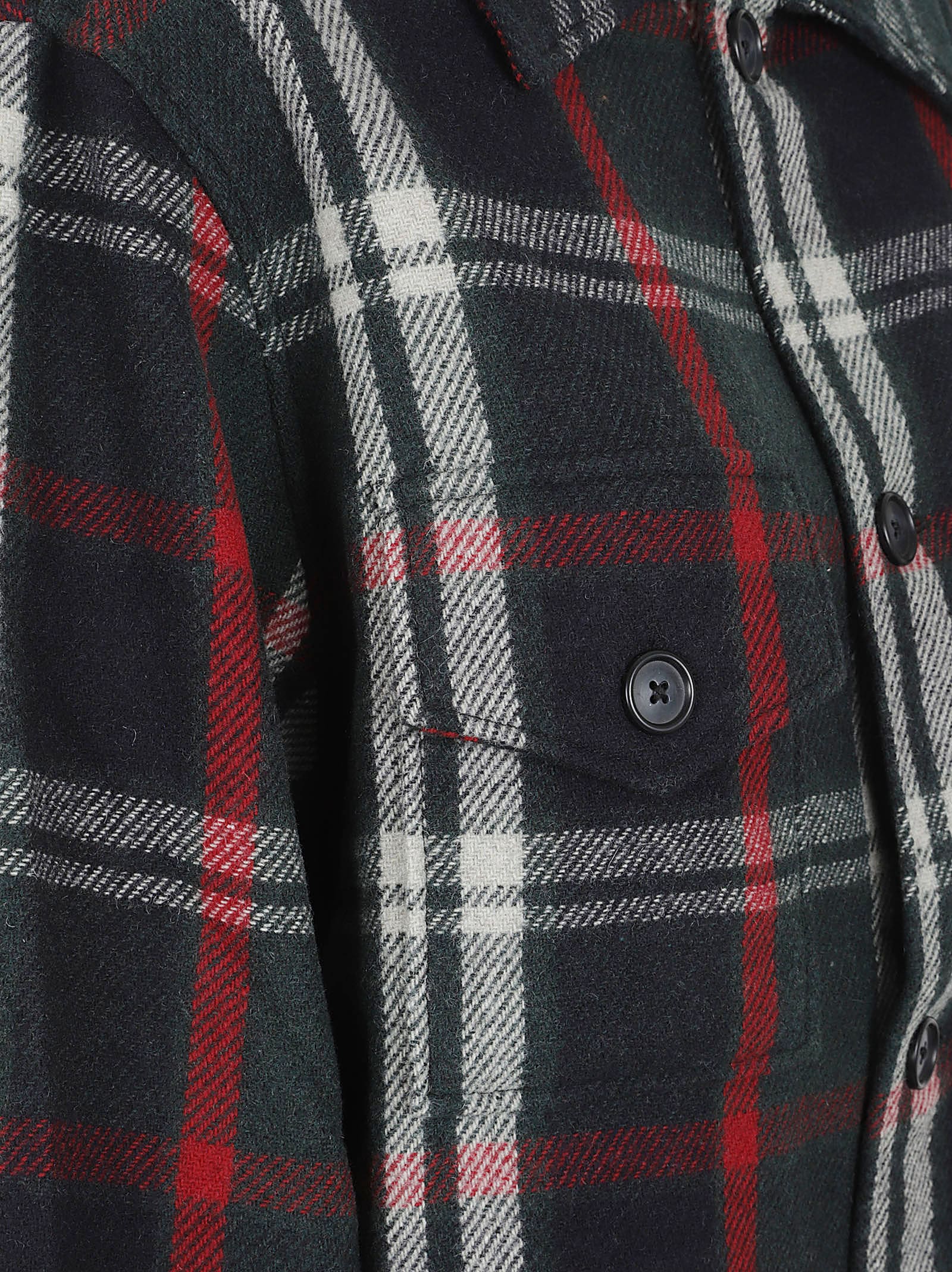 Polo Ralph Lauren Long-sleeve Plaid Shirt Jacket In Black