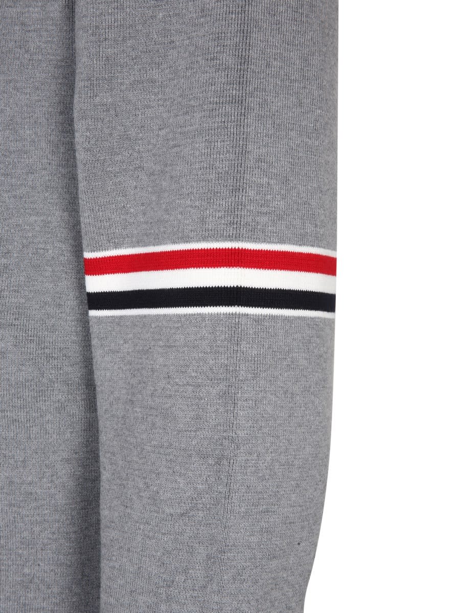 Shop Thom Browne Cotton Jersey In Grey