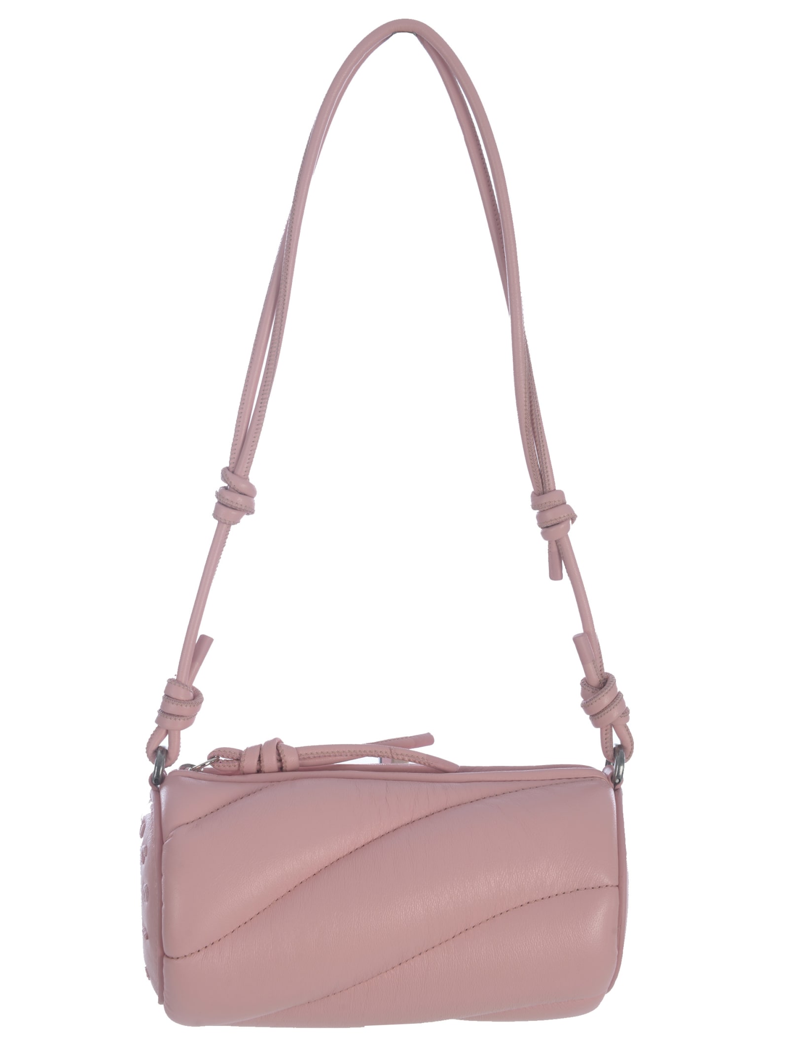 Shop Fiorucci Bag  Mini Mella Made Of Leather In Pink