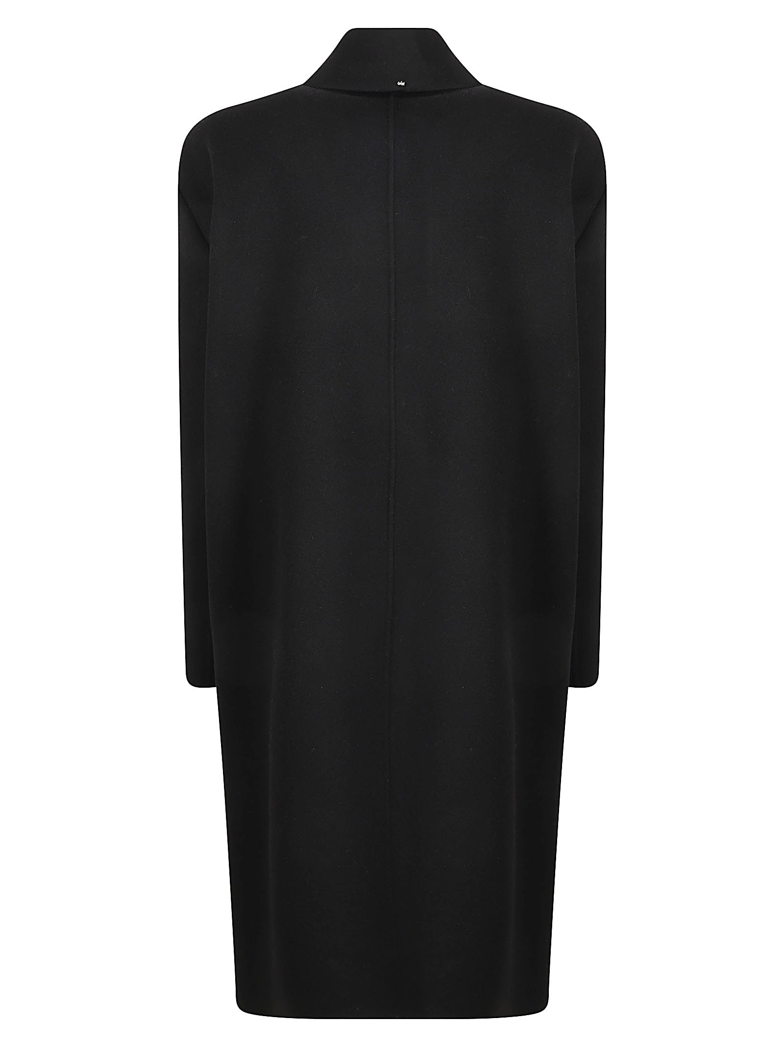 Sportmax Fiuggi Virgin Wool Coat In Black