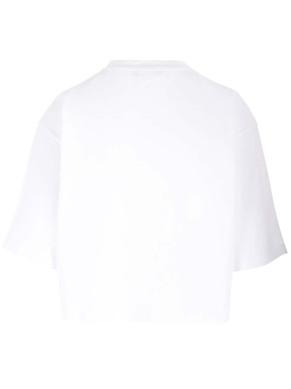 Balmain T-shirt With  Paris Print In White
