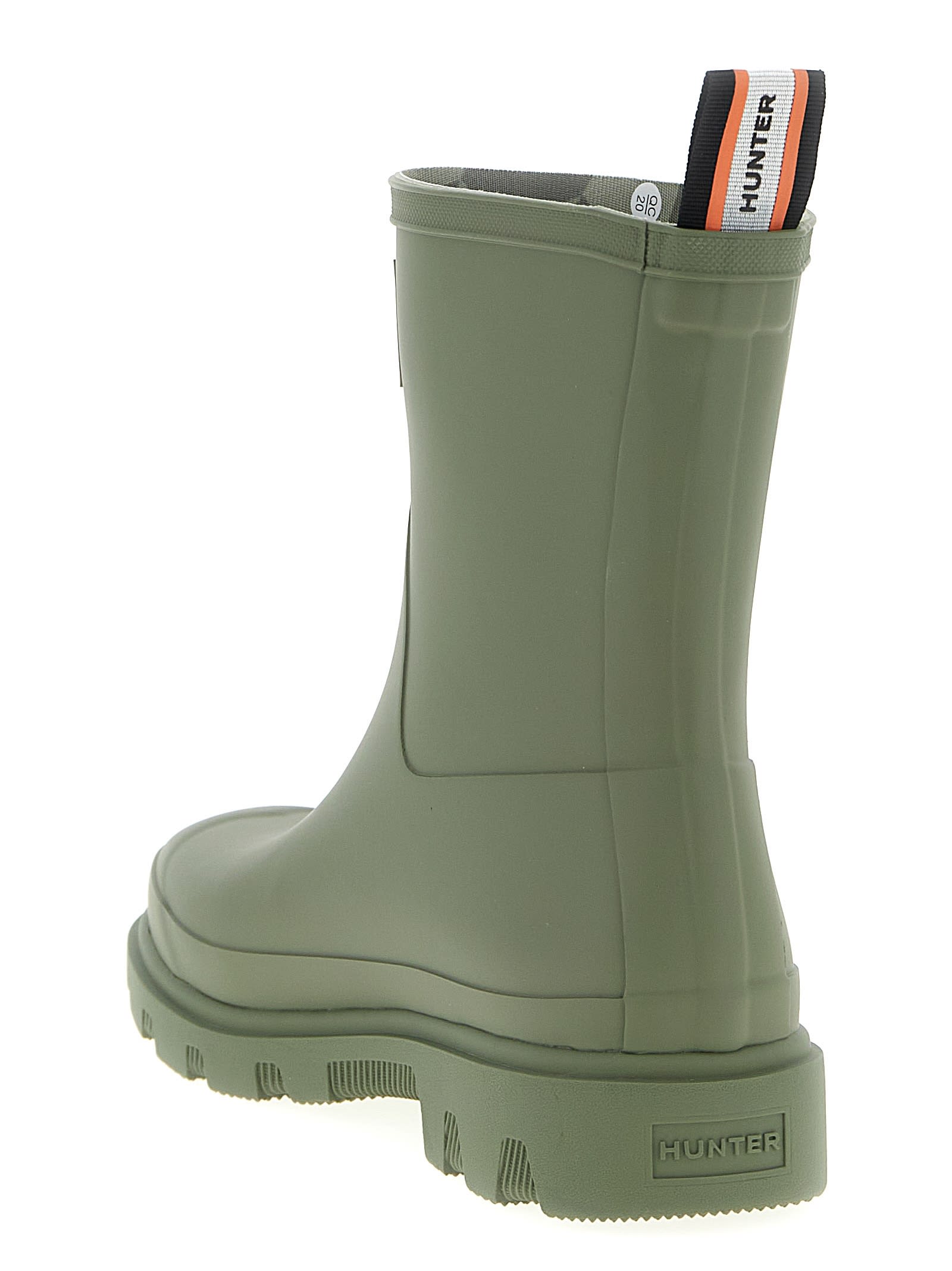 Maison Kitsuné X Hunter Downpour Short Rain Boots In Gray