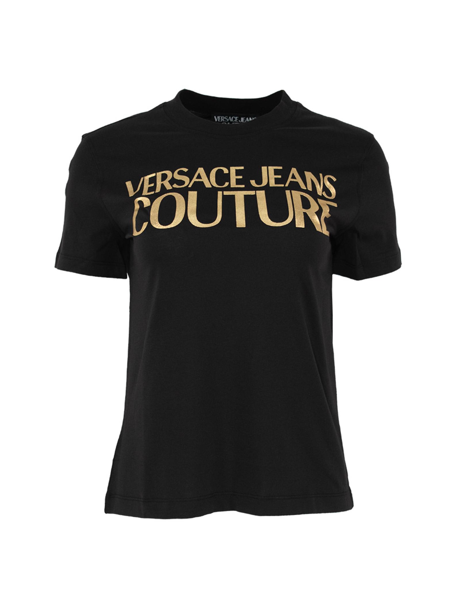 Shop Versace Jeans Couture T-shirt In Black