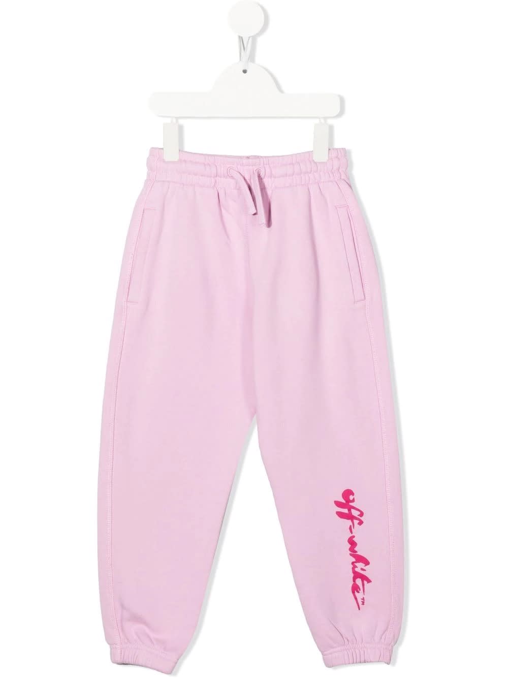 Off-White Pink Ow Script Joggers