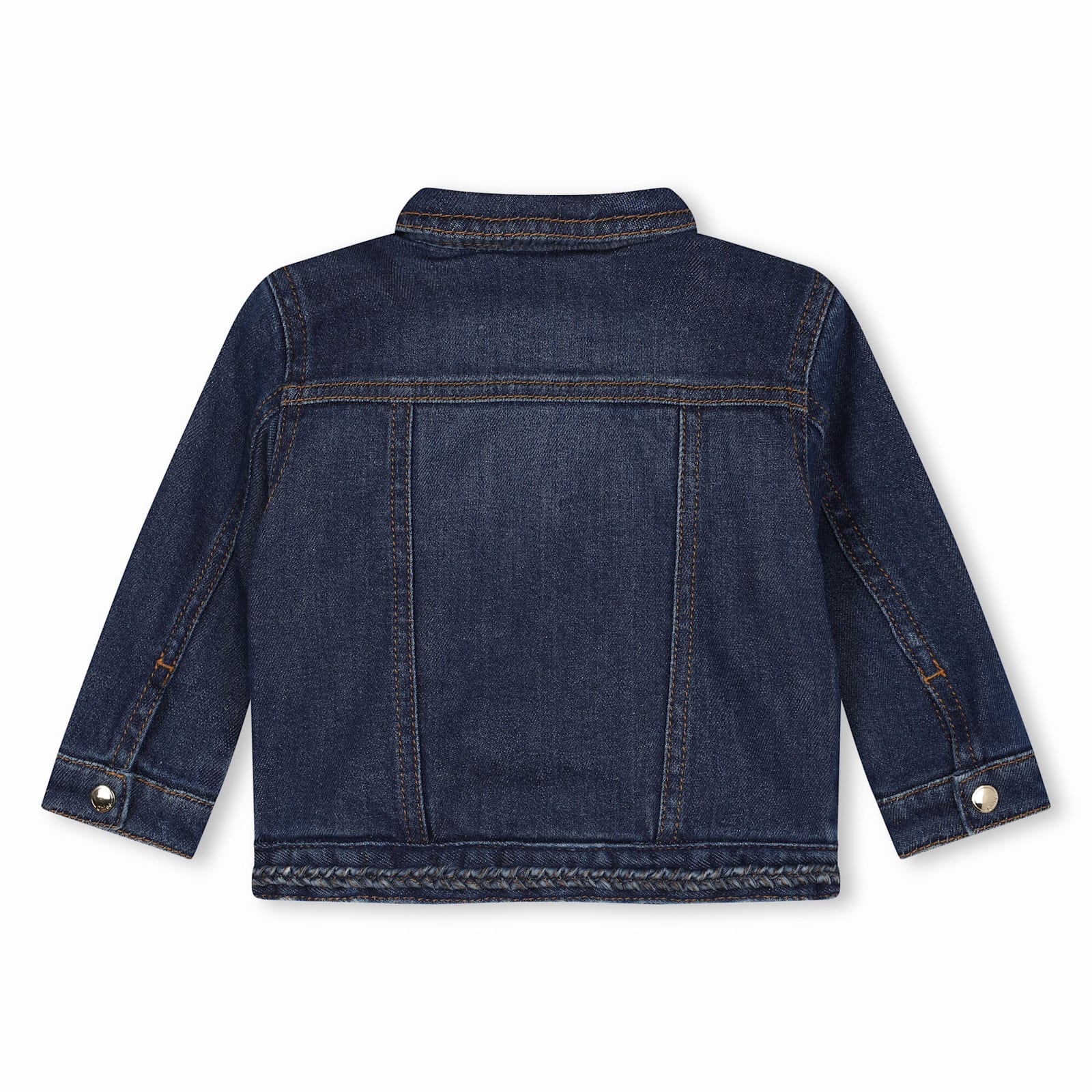 Shop Chloé Jacket With Logo In Blue