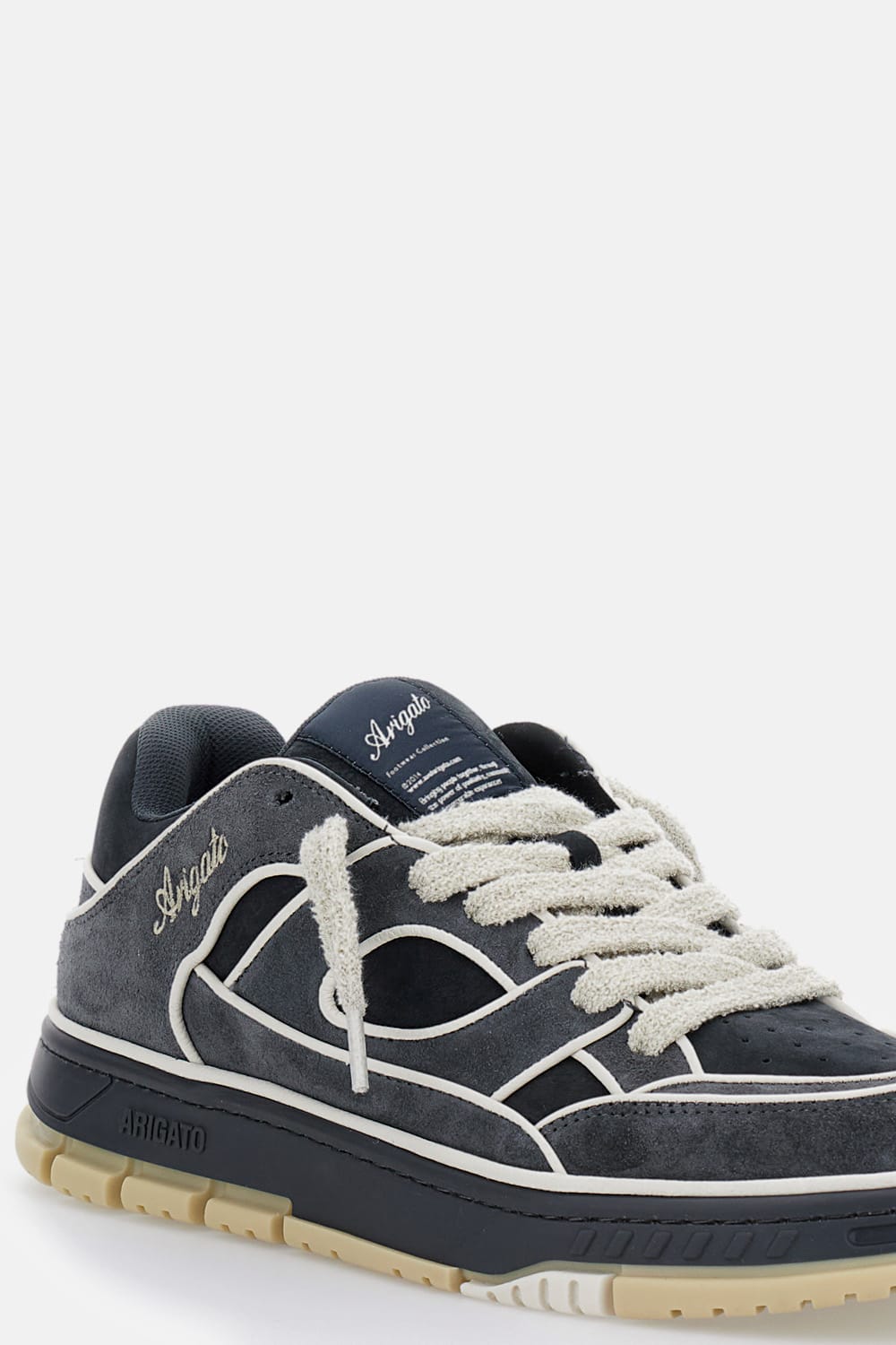 Axel Arigato Area Lo Sneaker Sneakers In Black Suede In Multi