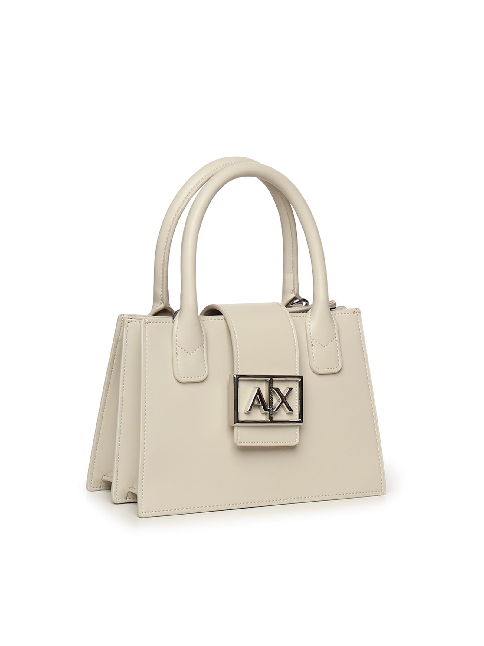 Armani Exchange Bag With Metal Logo In Gray