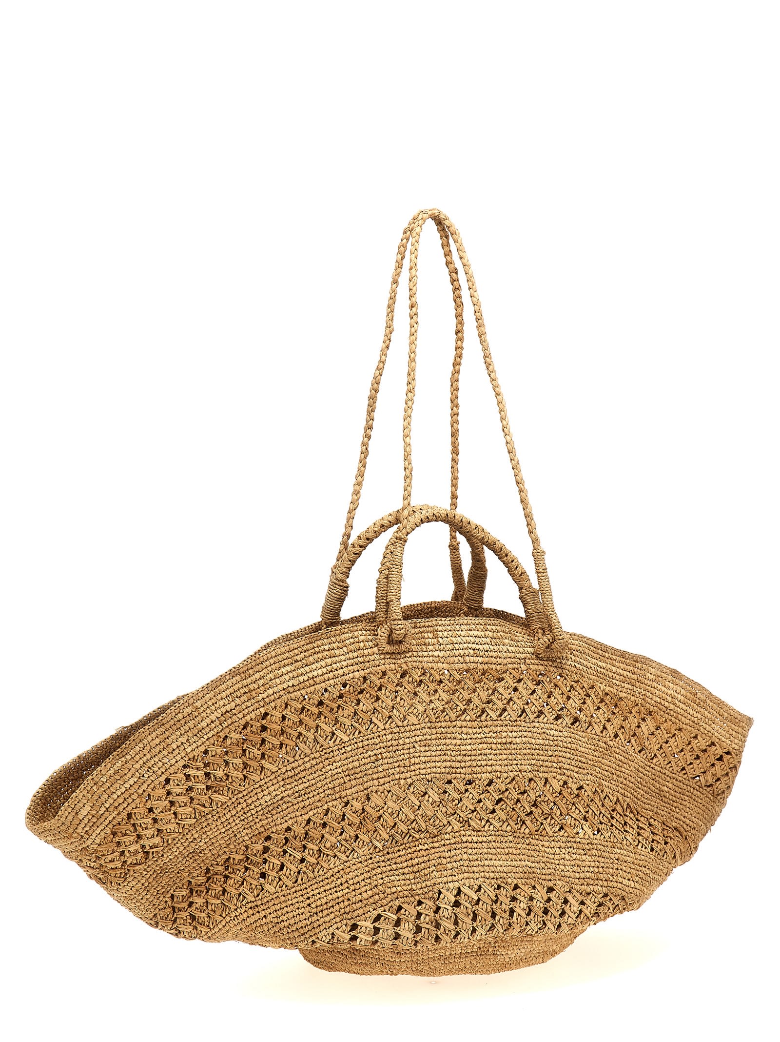 Shop Ibeliv Sol Shopping Bag In Beige