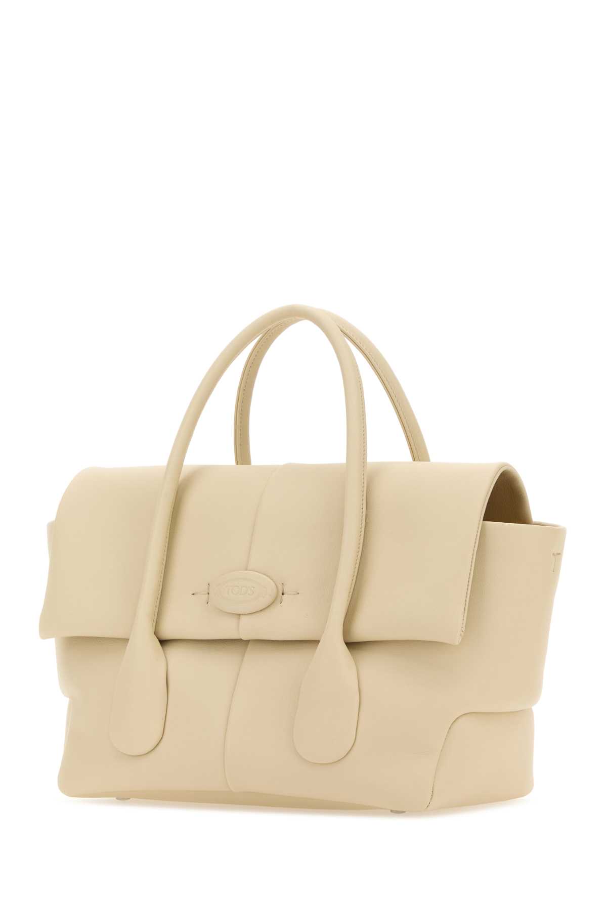 Shop Tod's Sand Leather Small Bag Reverse Handbag In B019