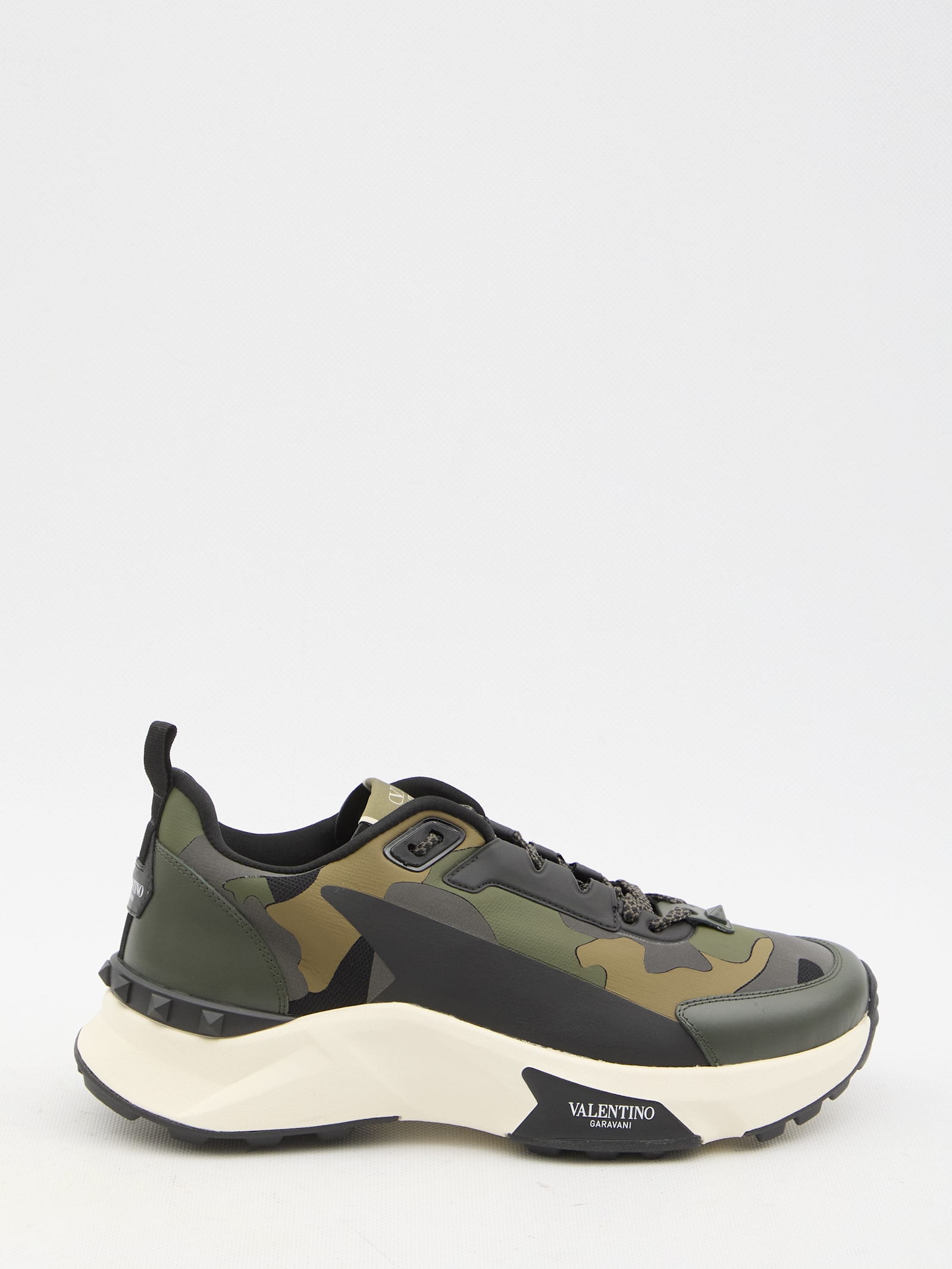 Shop Valentino Low Top True Act Camouflage Sneakers