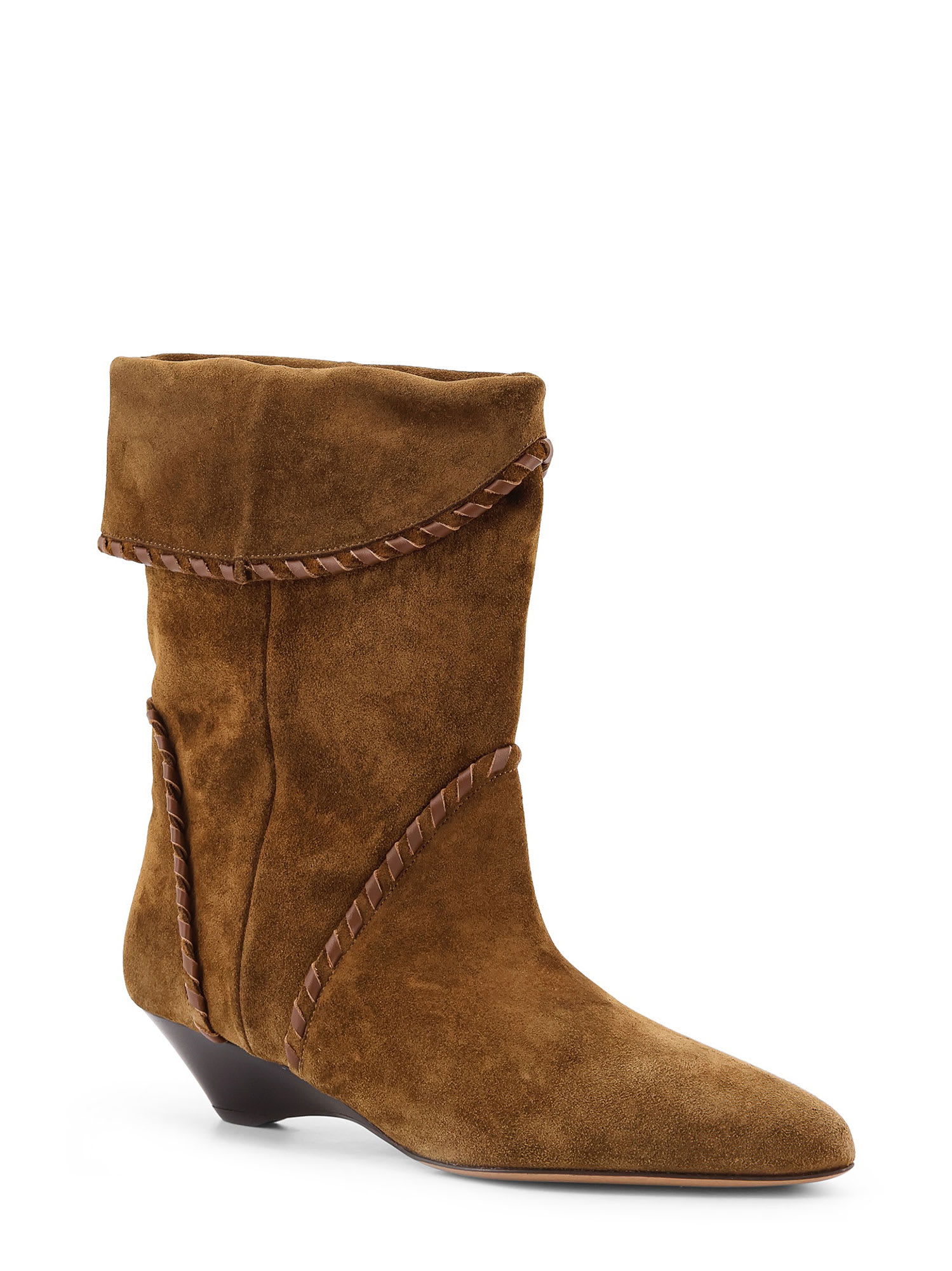 Isabel Marant Edoa Suede Ankle Boots In Brown