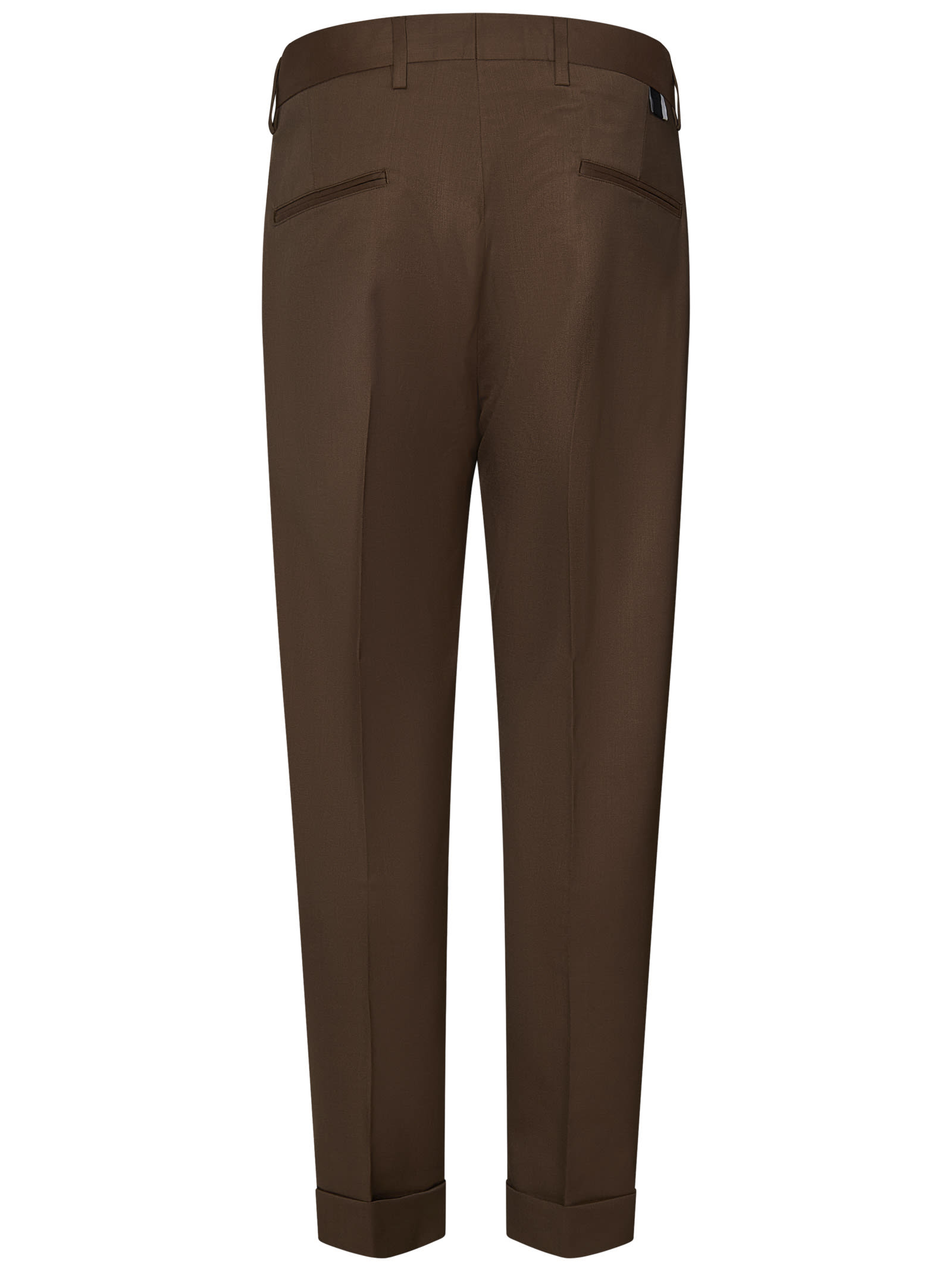 Shop Low Brand Cooper T1.7 Trousers In Brown