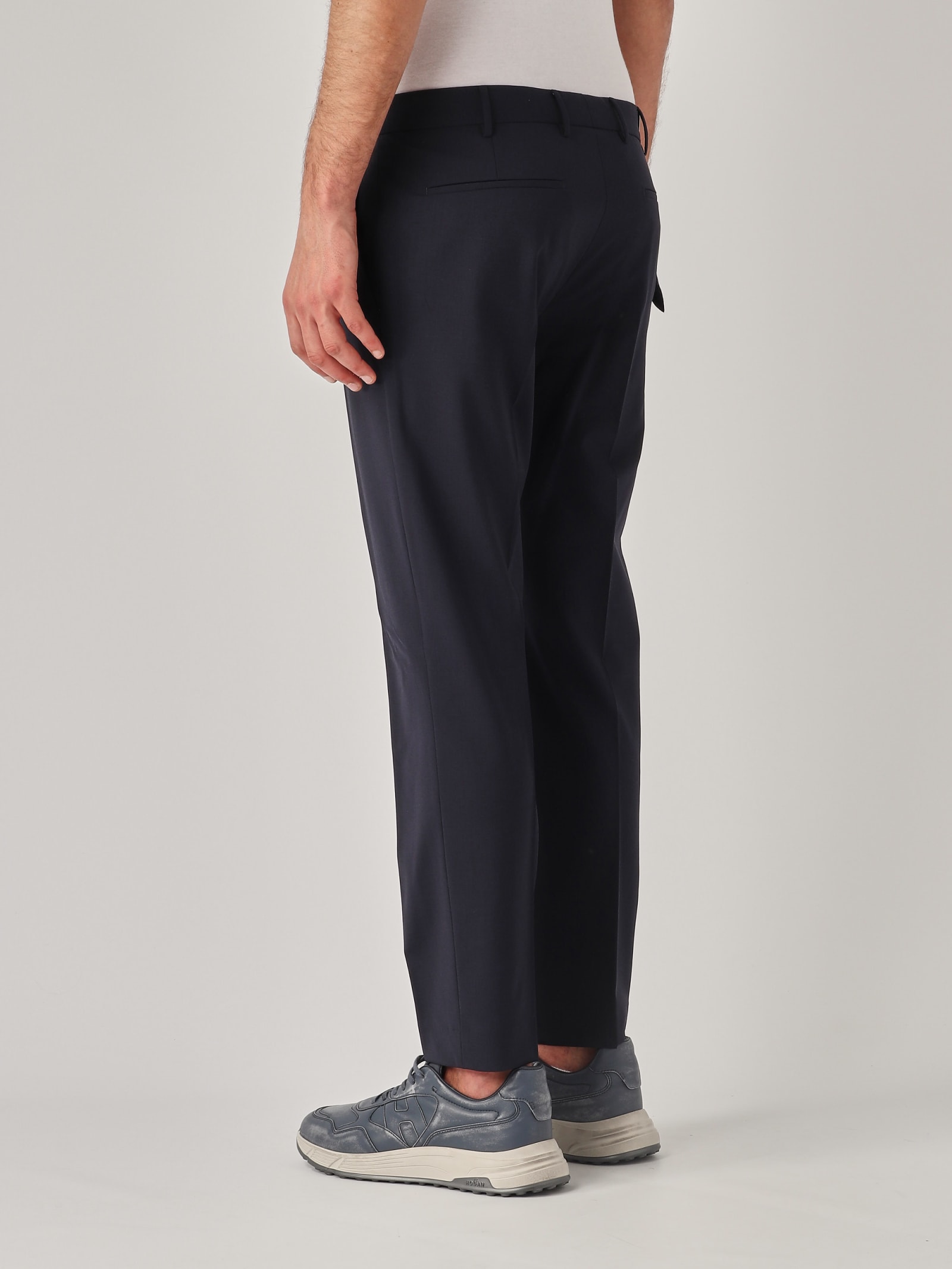 Shop Pt01 Pantalone Uomo Trousers In Blu