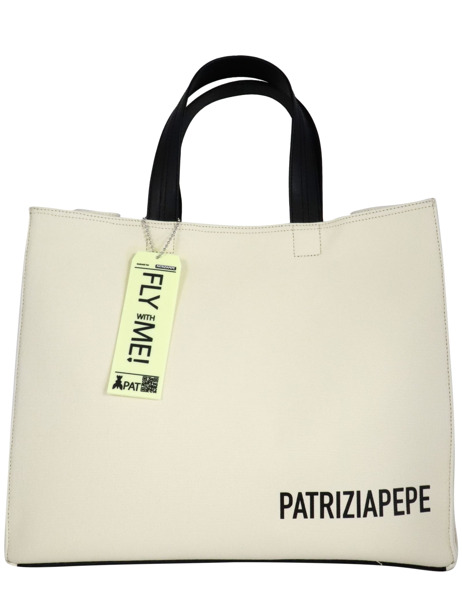 Patrizia Pepe Cotton Hobo Bag