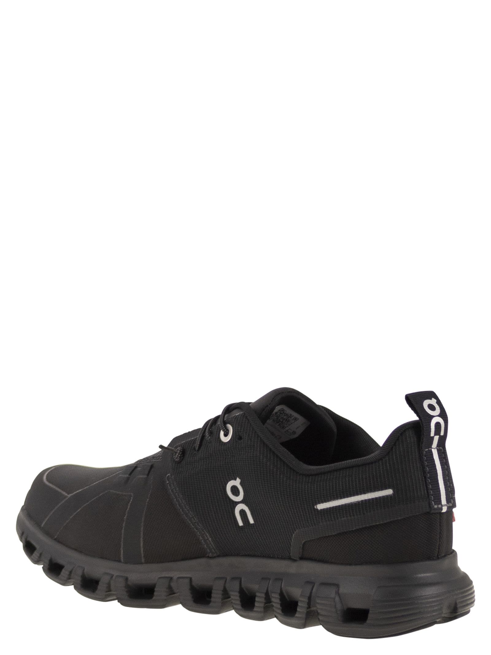 On Cloudrock Low Waterproof Sneakers In Black