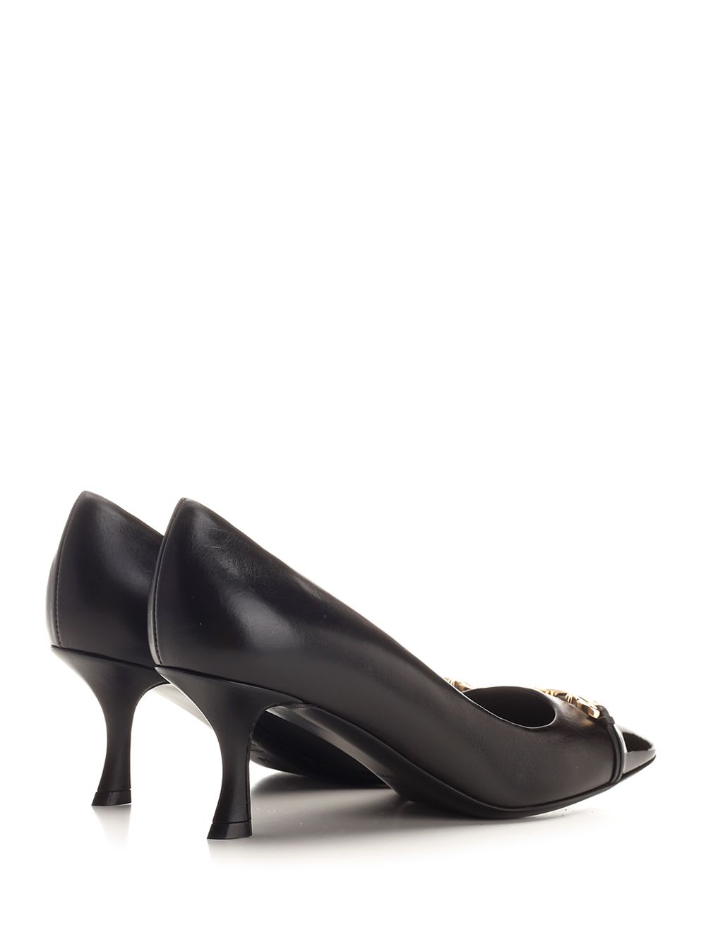 Shop Ferragamo Gancini Pump In Black