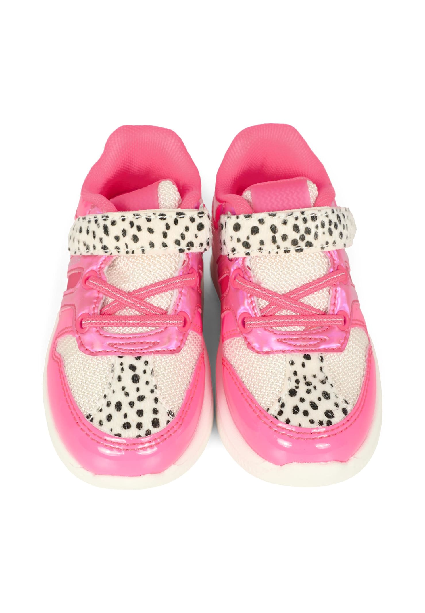 Billieblush Pink Luminous Sneakers For Girl In Pink