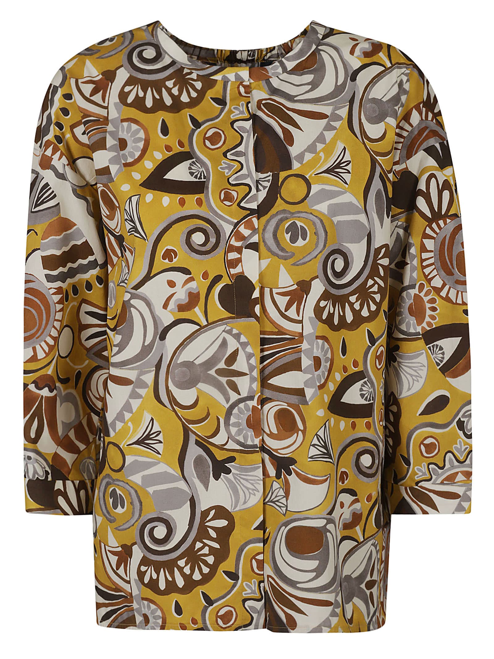 Shop 's Max Mara Ilenia Shirt In Giallo