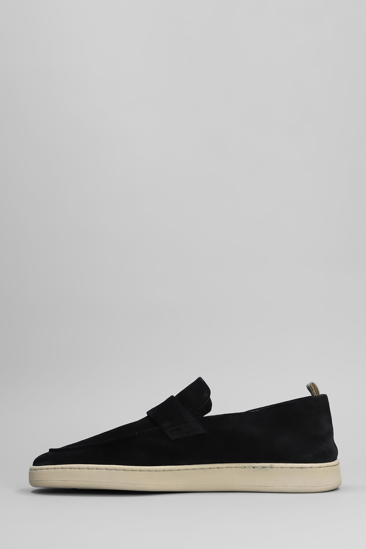 Officine Creative Herbie 001 Loafers In Black Suede