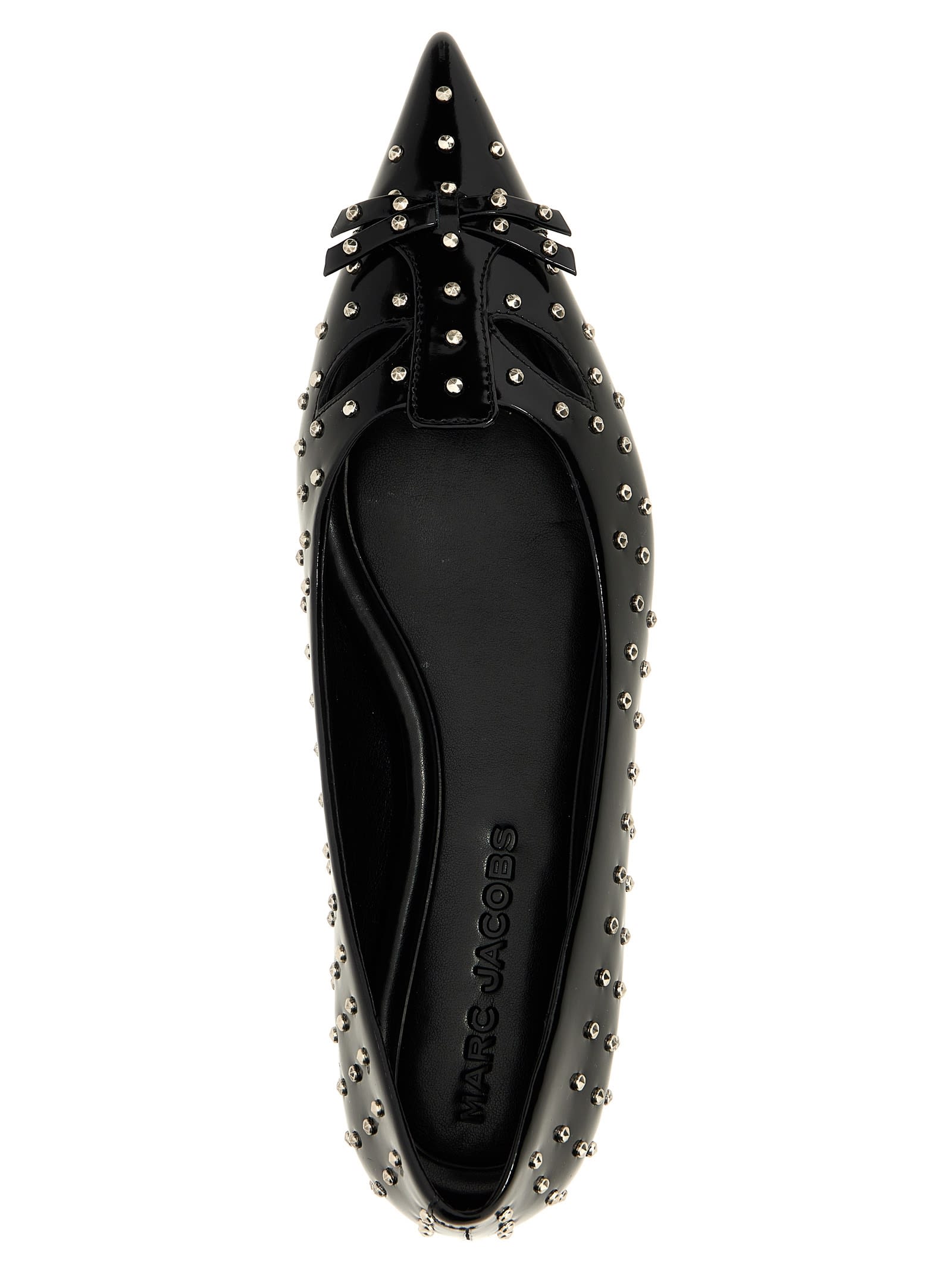 MARC JACOBS THE GLAM STUDS KAT BALLET FLATS 