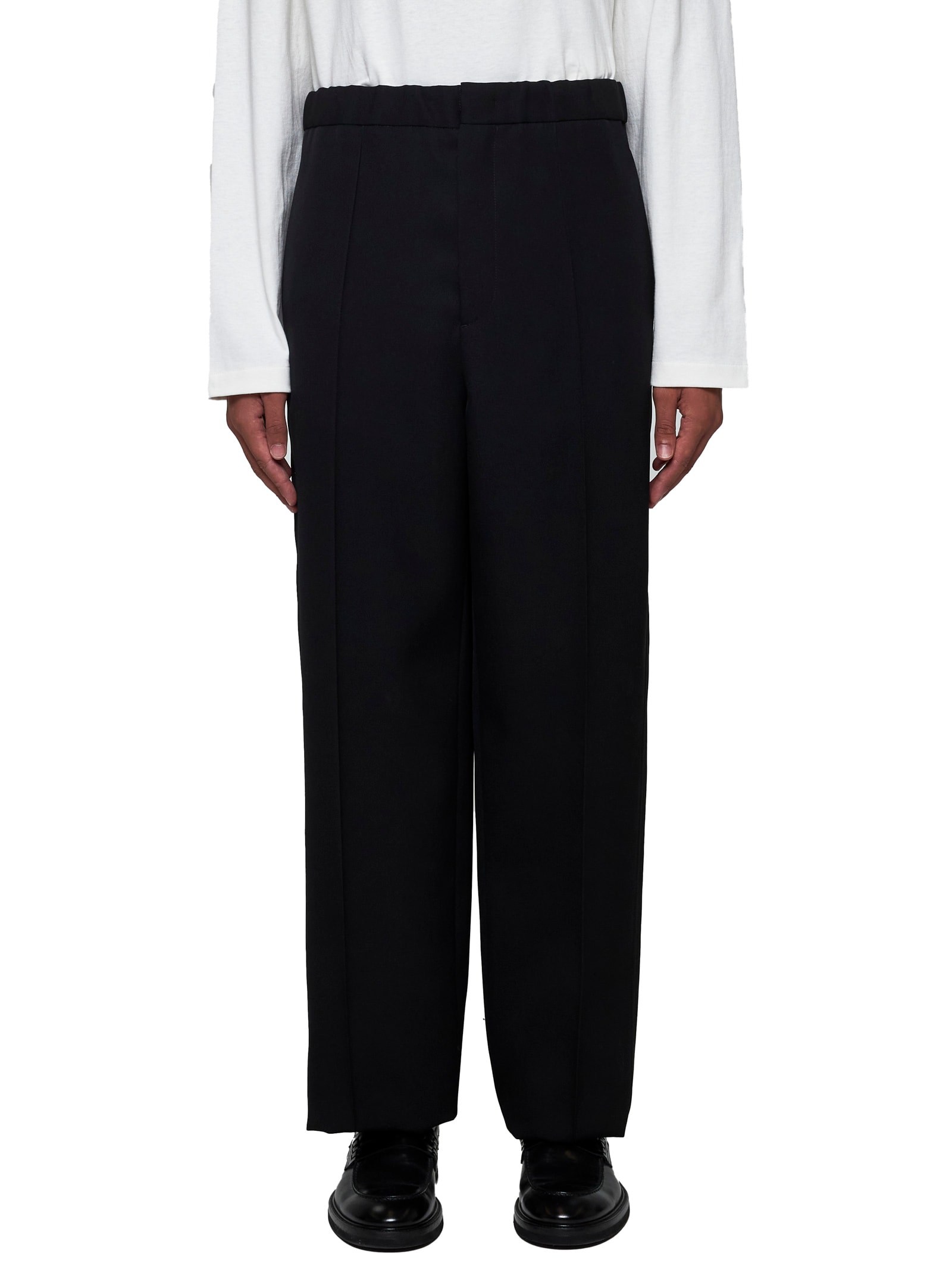 Shop Jil Sander Pants In Black