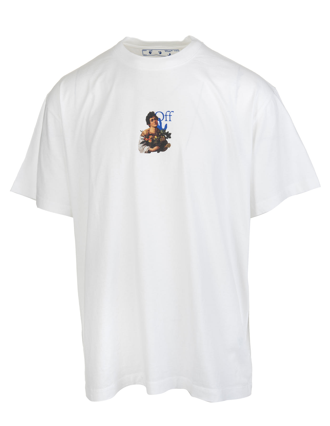 Off-white White & Blue Caravaggio Boy T-shirt | ModeSens