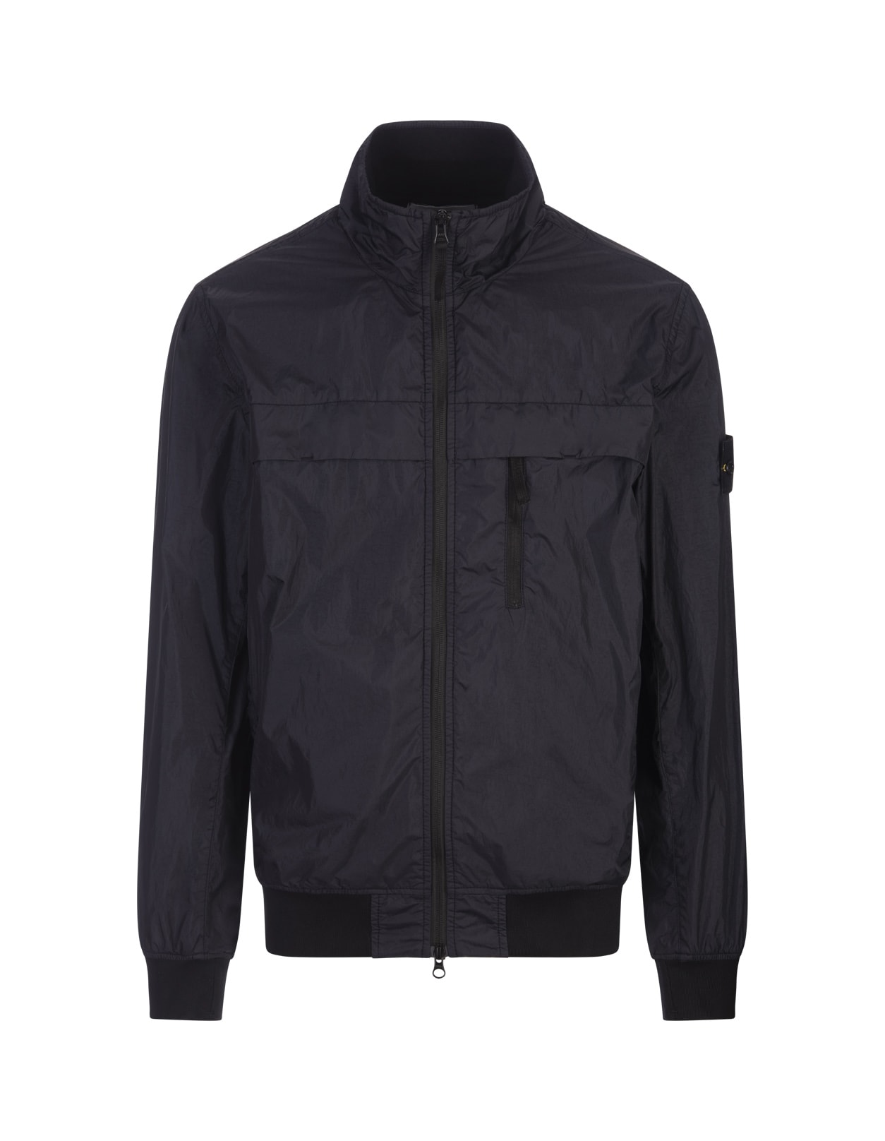Stone Island Garment Dyed Crinkle Reps R-ny Jacket In Navy Blue
