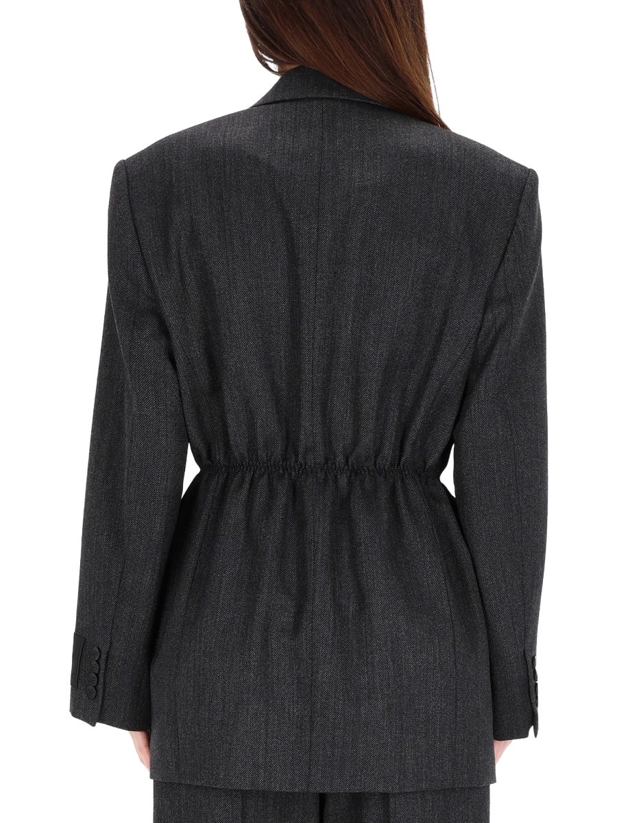 Alexander Wang Wool Blazer In Gray