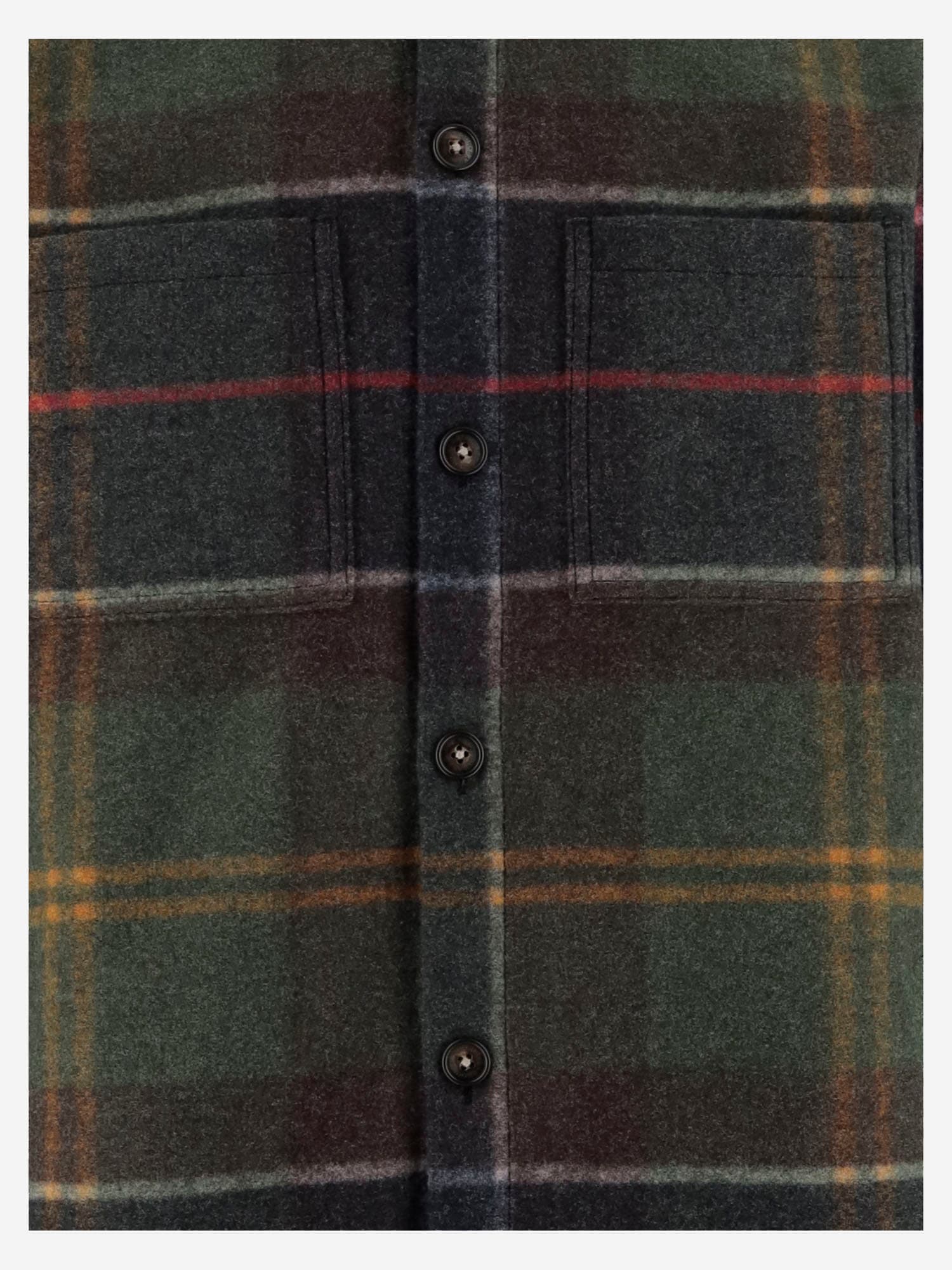 Barbour Oversize Shirt With Check Pattern In Brown