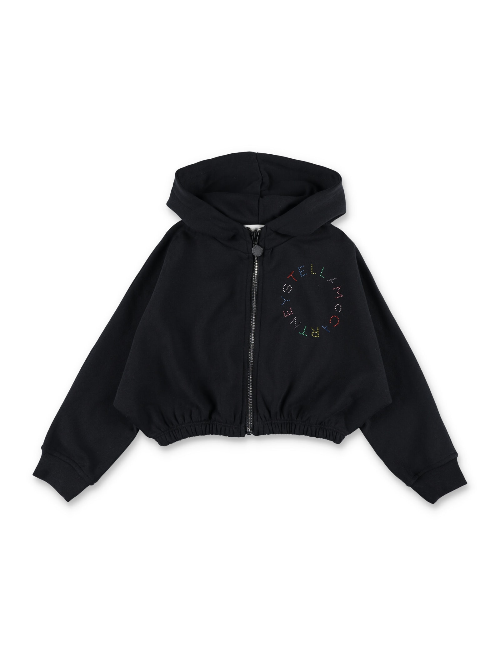 Shop Stella Mccartney Zip Fleece Hoodie