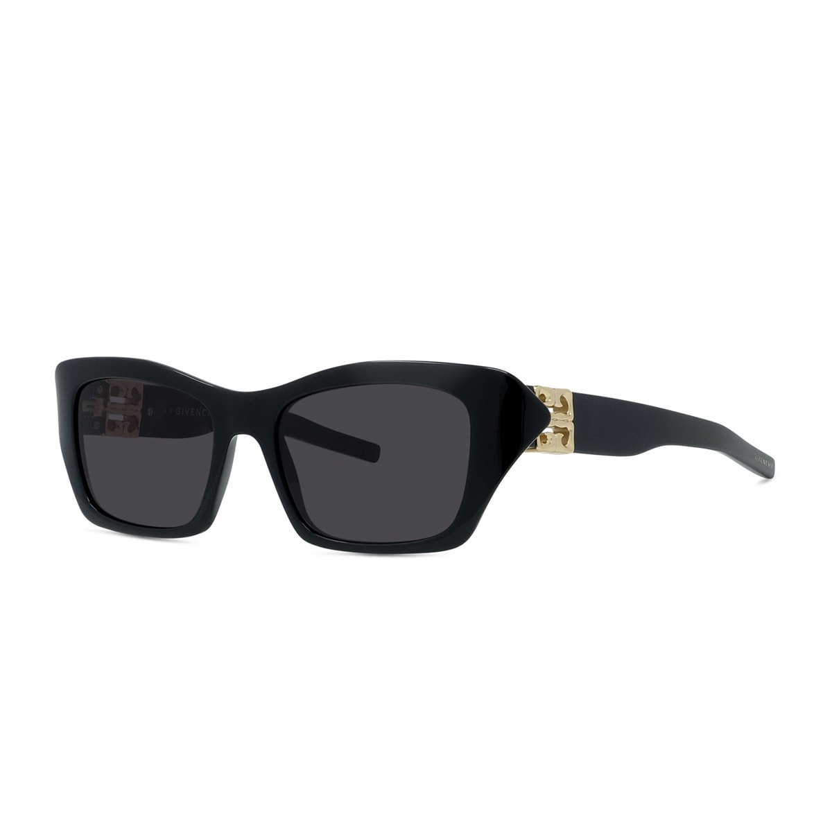 Givenchy 4g Liquid Rectangle Acetate Sunglasses In Black