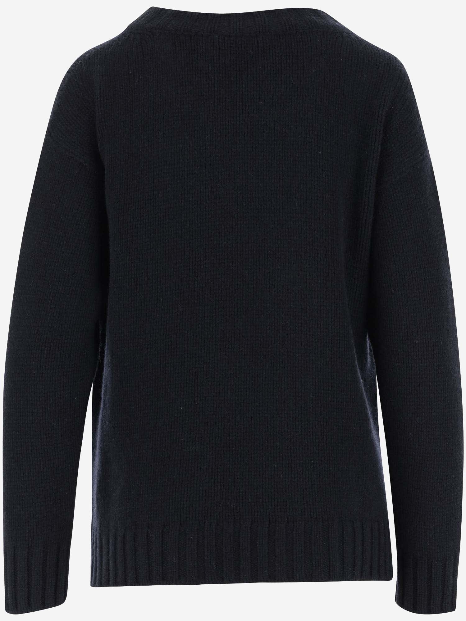 Shop Bruno Manetti Cashmere Sweater In Black